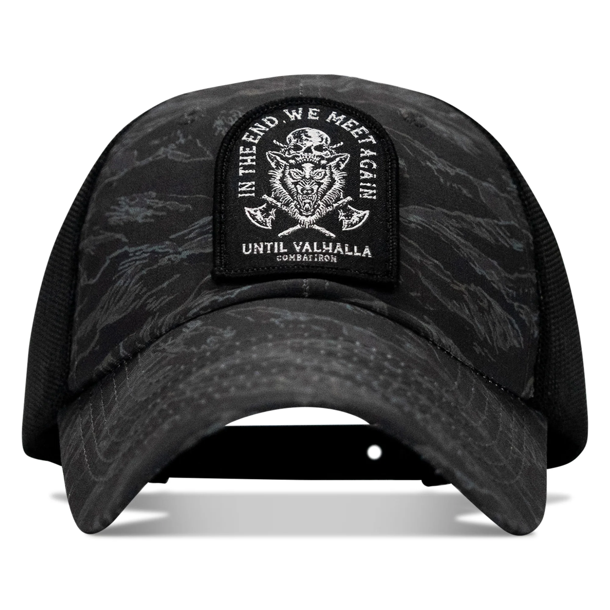 In The End, We Meet Again - Until Valhalla Patch Tactical Ripstop Mesh Snapback Hat - Image 21