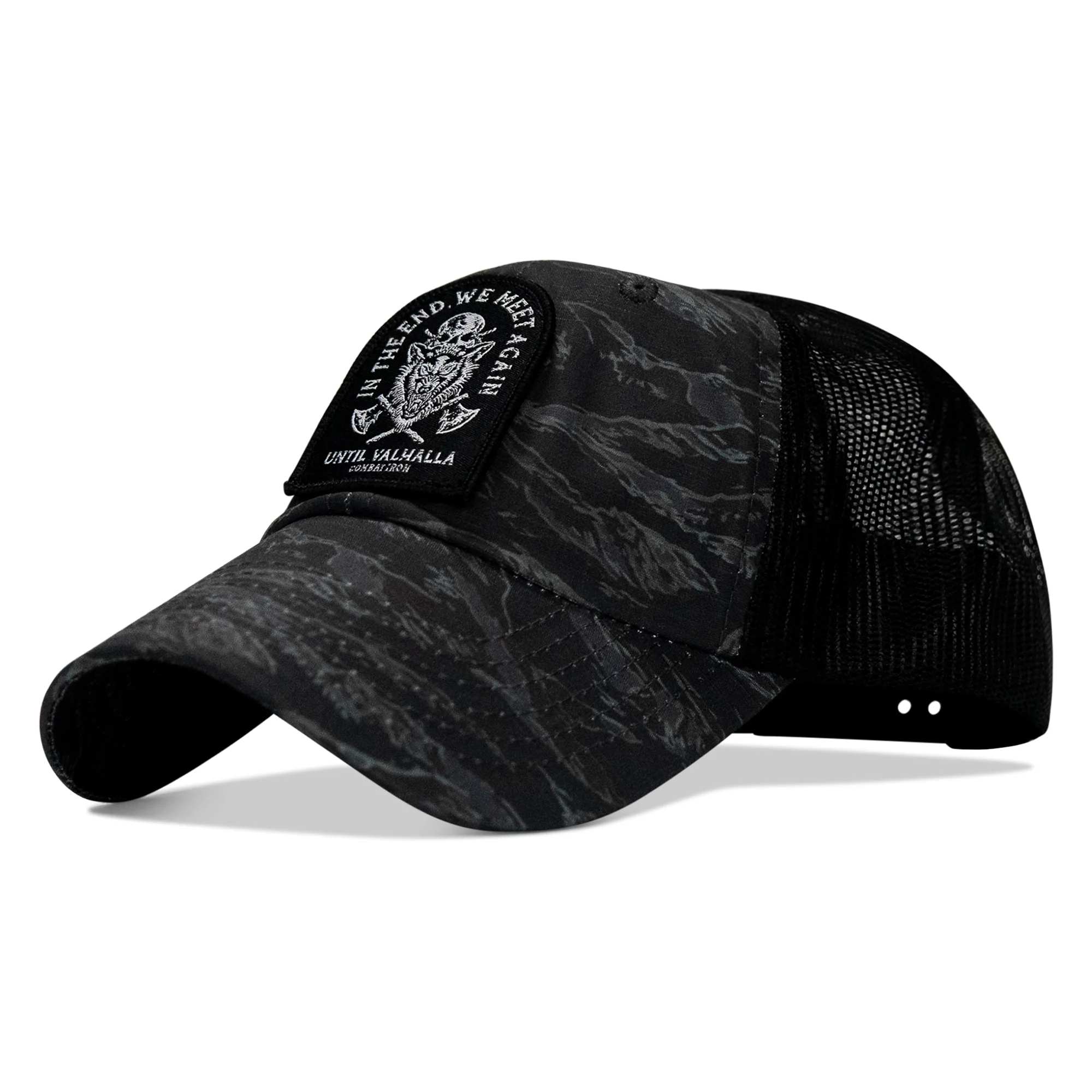 In The End, We Meet Again - Until Valhalla Patch Tactical Ripstop Mesh Snapback Hat - Image 22