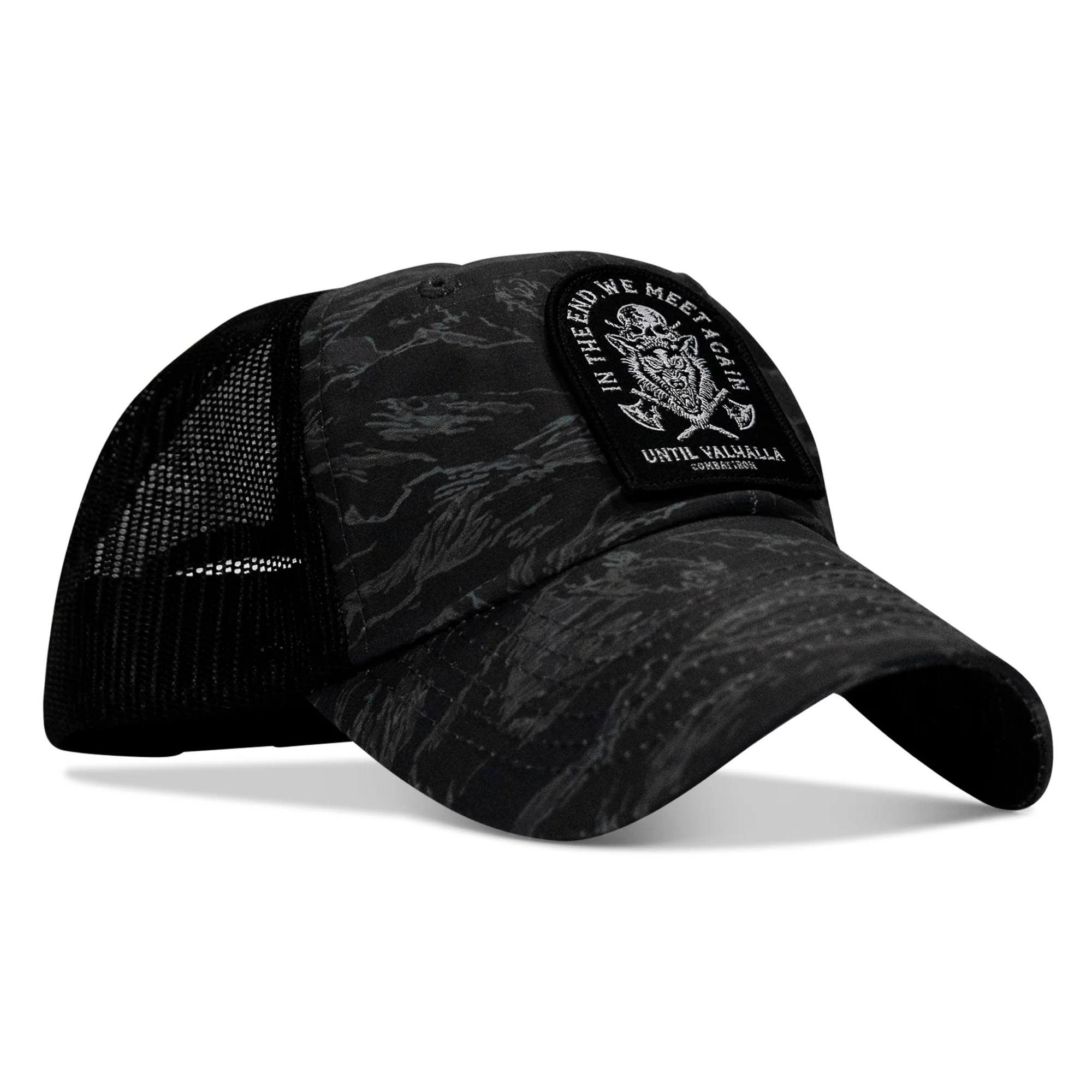 In The End, We Meet Again - Until Valhalla Patch Tactical Ripstop Mesh Snapback Hat - Image 23