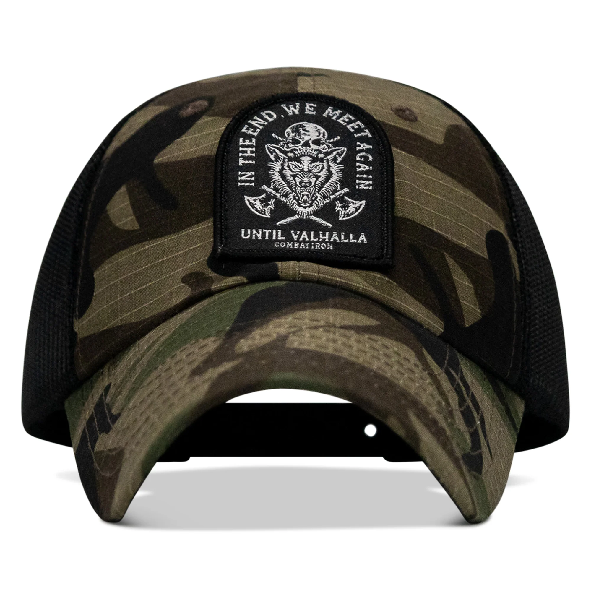 In The End, We Meet Again - Until Valhalla Patch Tactical Ripstop Mesh Snapback Hat - Image 28