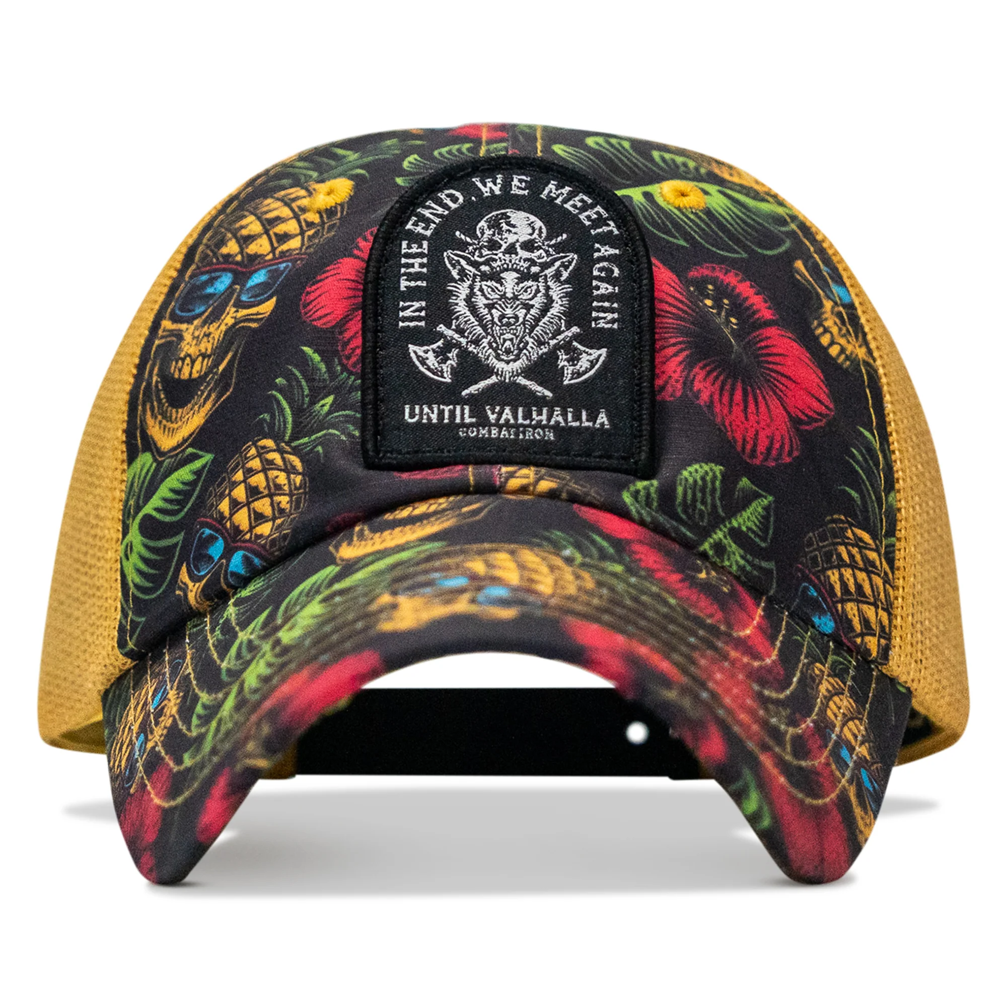 In The End, We Meet Again - Until Valhalla Patch Tactical Ripstop Mesh Snapback Hat - Image 35