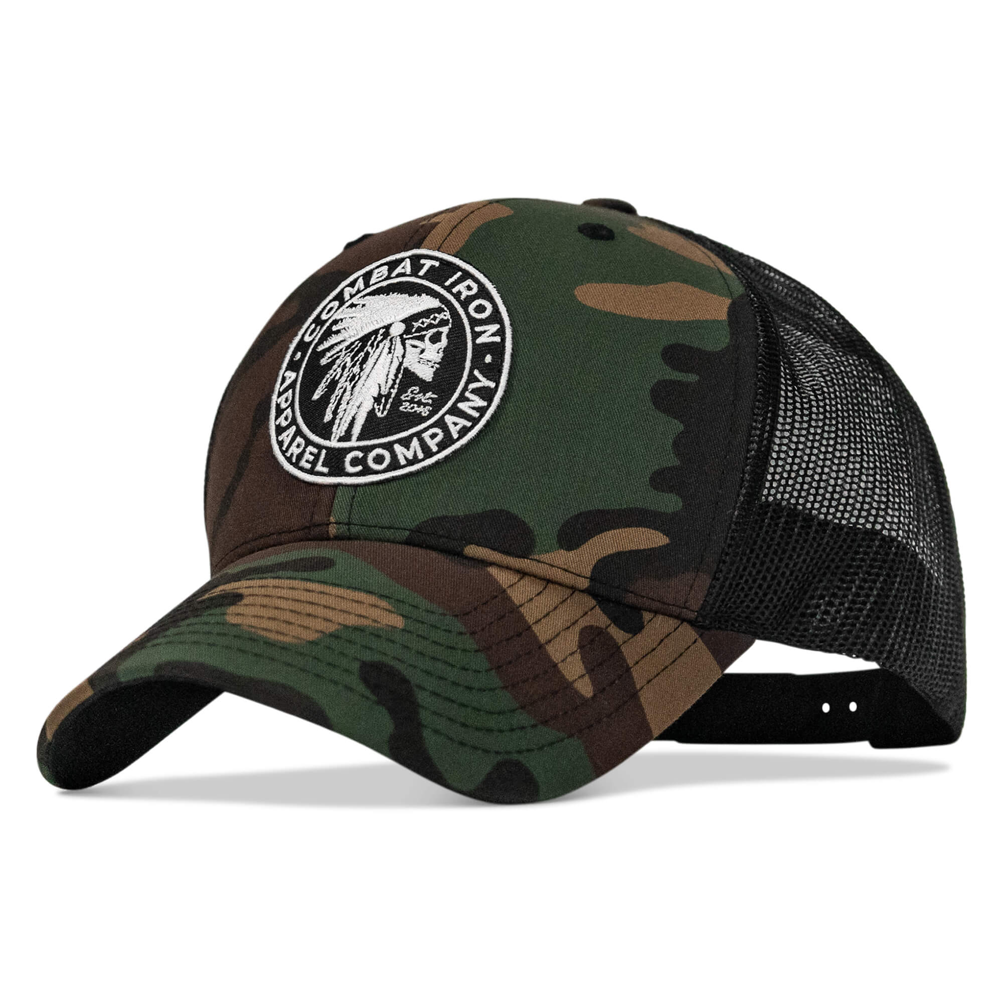 Indian Chief Skull Patch Snapback - Image 3