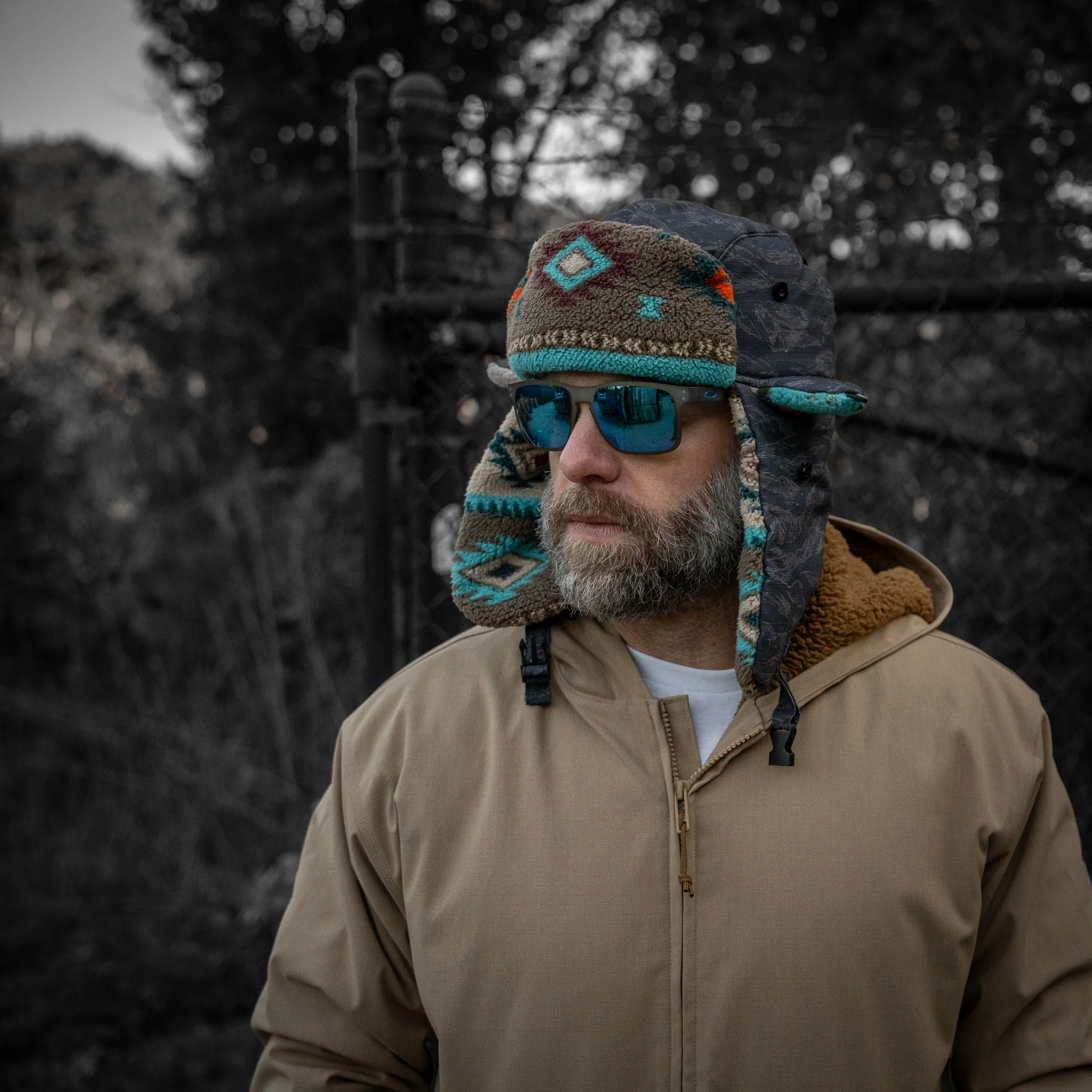 Insulated Ripstop Trapper Hat – Cold Weather - Image 32