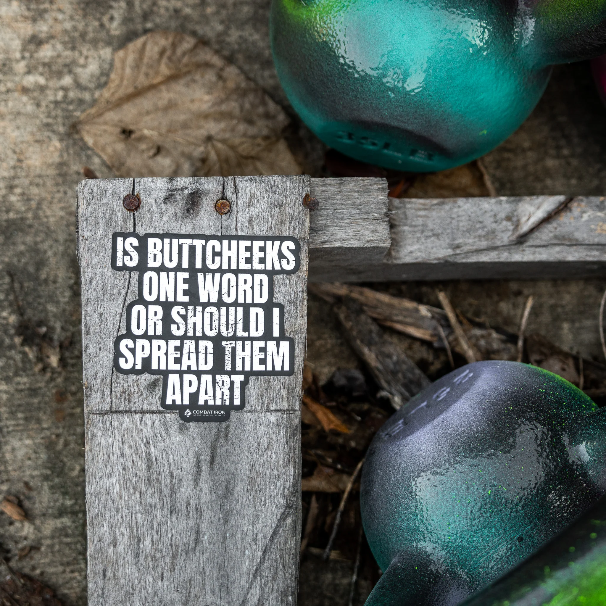 Is Buttcheeks One Word Or Should I Spread Them Apart Decal - Image 2