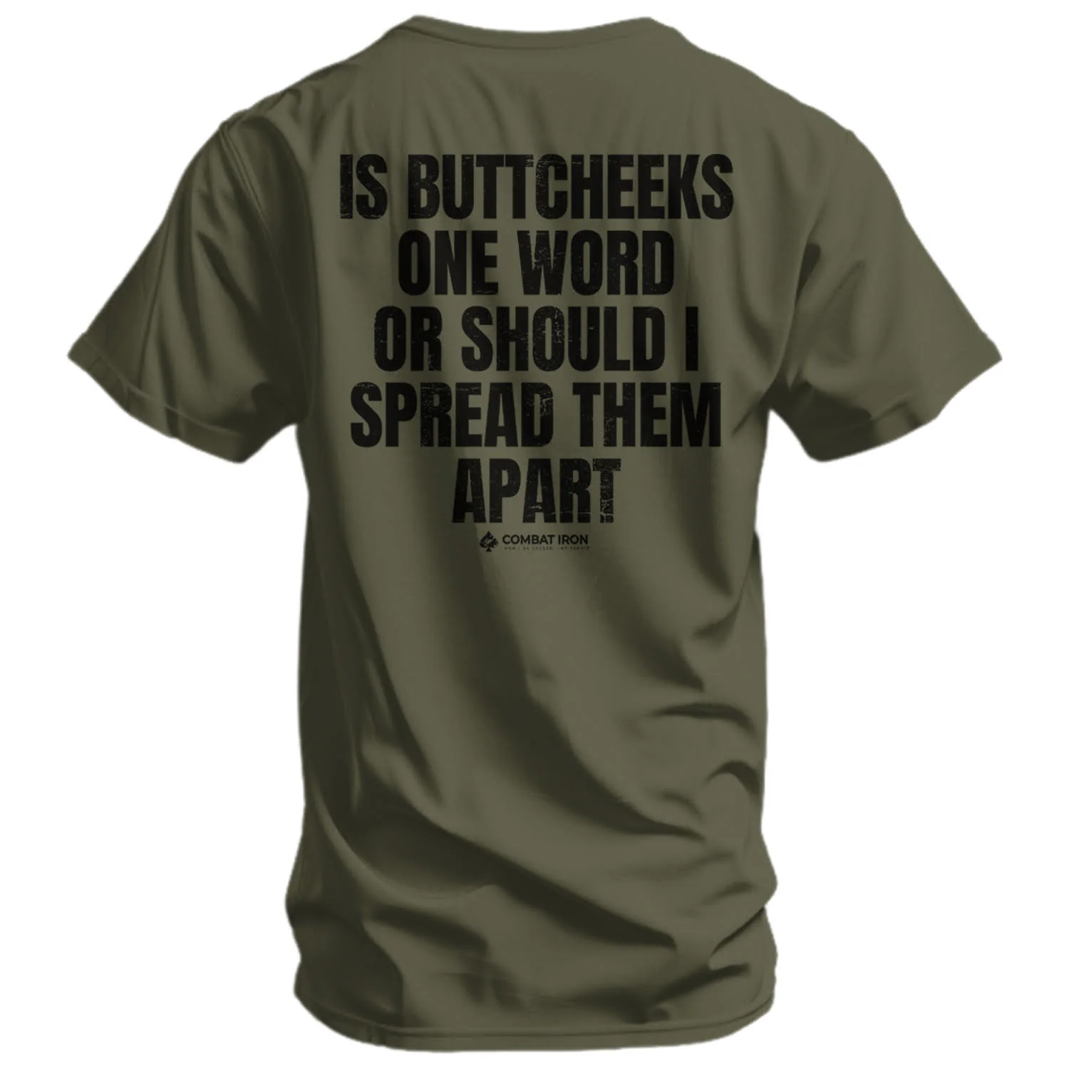 Is Buttcheeks One Word Or Should I Spread Them Apart Men's T-Shirt - Image 8