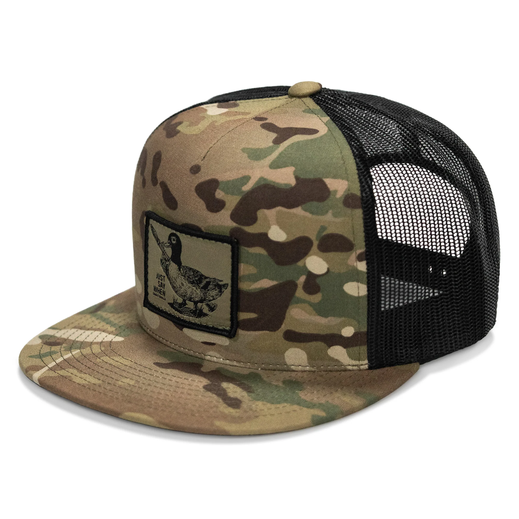 Just Say When Patch Flatbill Hat - Image 7