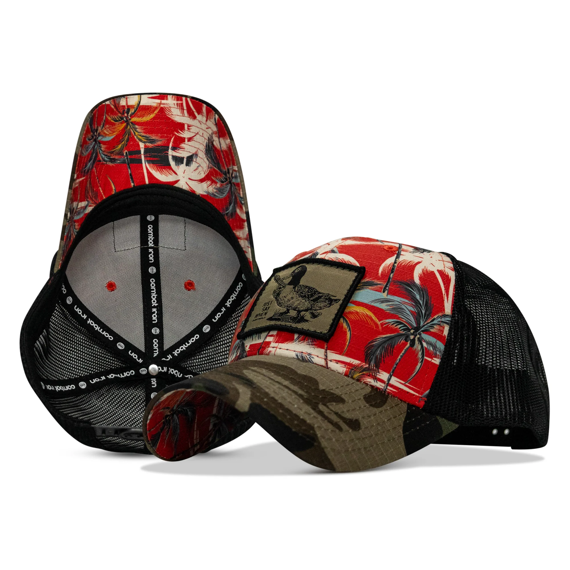 Just Say When Patch Original Ripstop Snapback Hat - Image 11