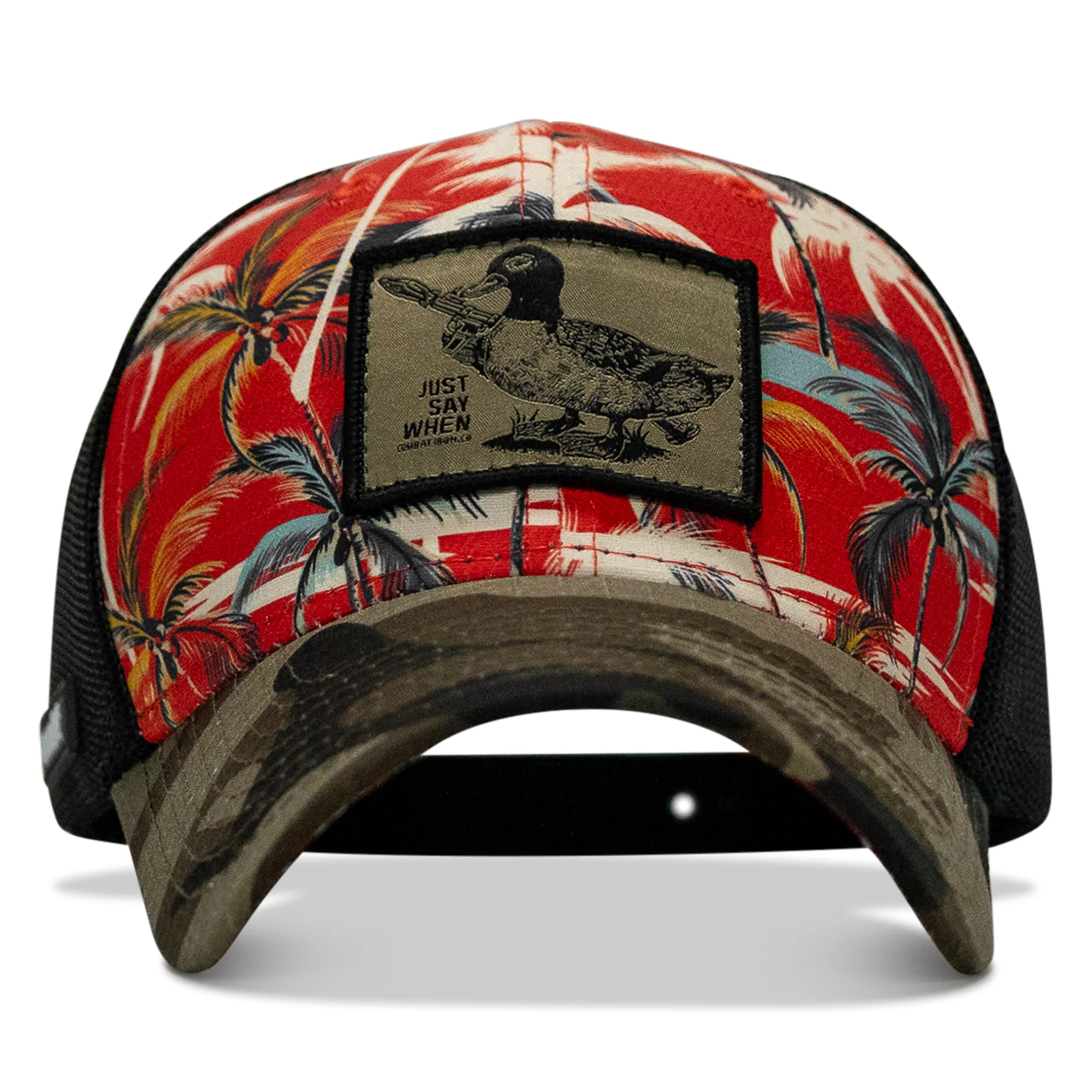 Just Say When Patch Original Ripstop Snapback Hat - Image 12