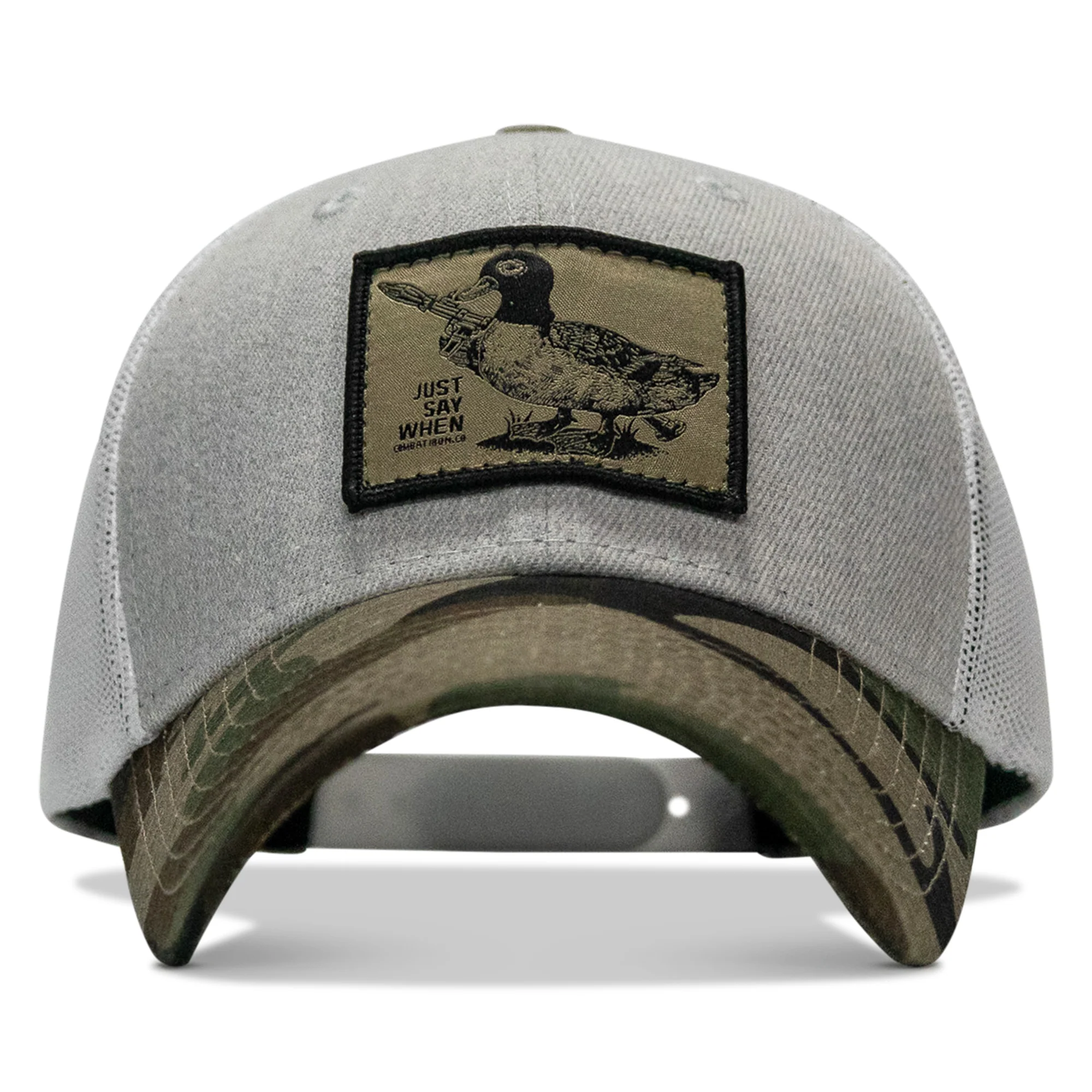 Just Say When Patch Original Ripstop Snapback Hat - Image 18