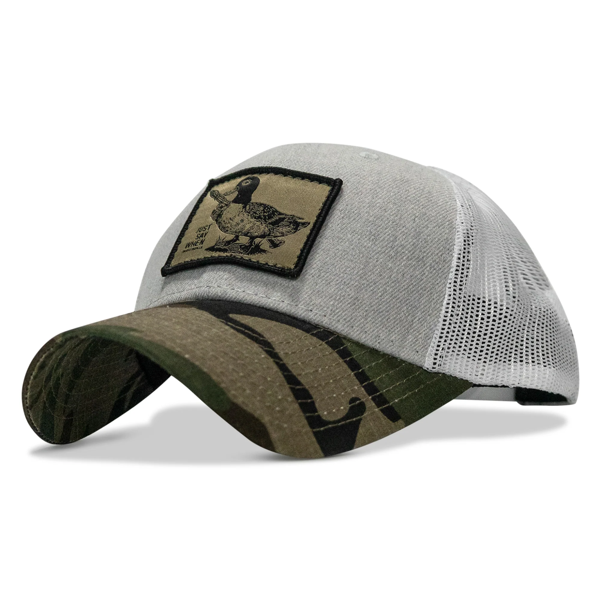 Just Say When Patch Original Ripstop Snapback Hat - Image 19