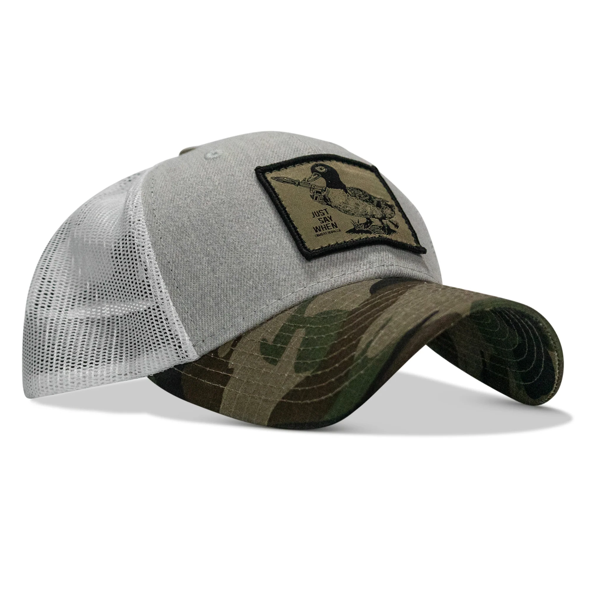Just Say When Patch Original Ripstop Snapback Hat - Image 20