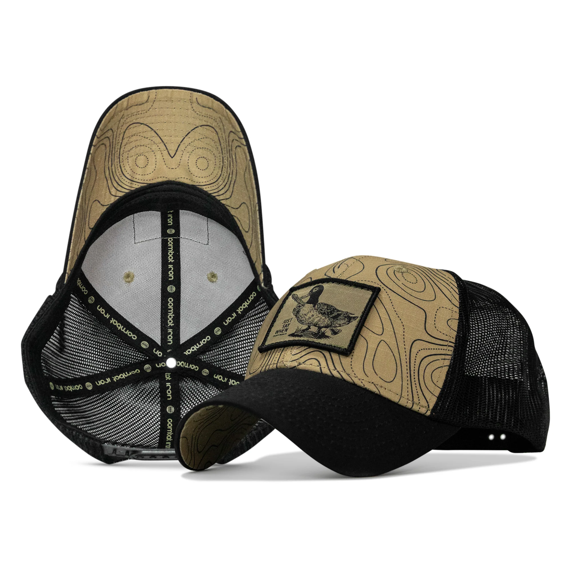 Just Say When Patch Original Ripstop Snapback Hat - Image 23