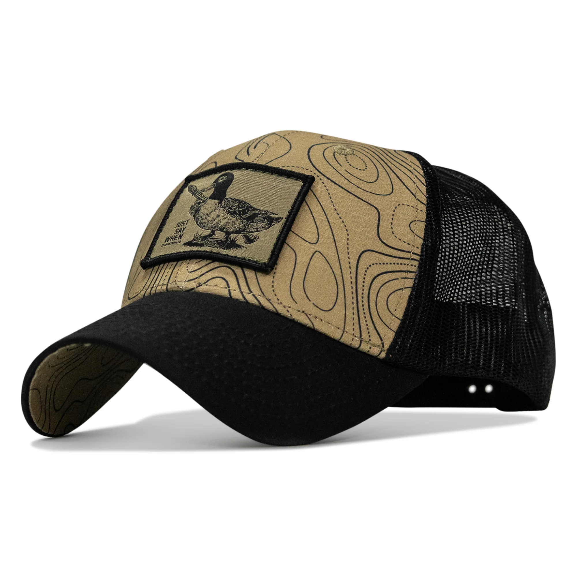 Just Say When Patch Original Ripstop Snapback Hat - Image 25