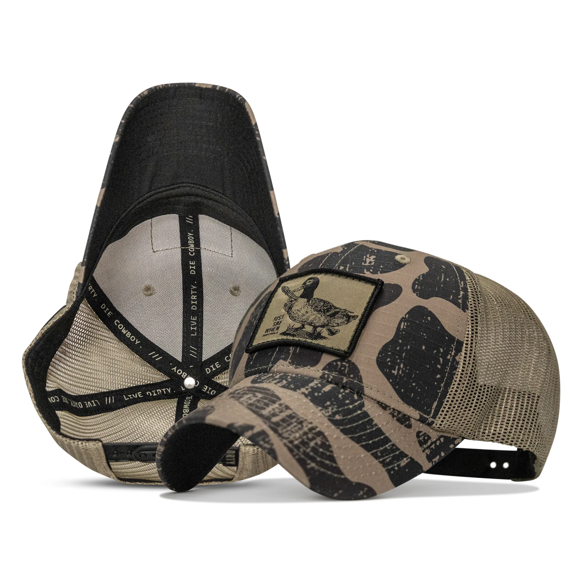Just Say When Patch Original Ripstop Snapback Hat - Image 30