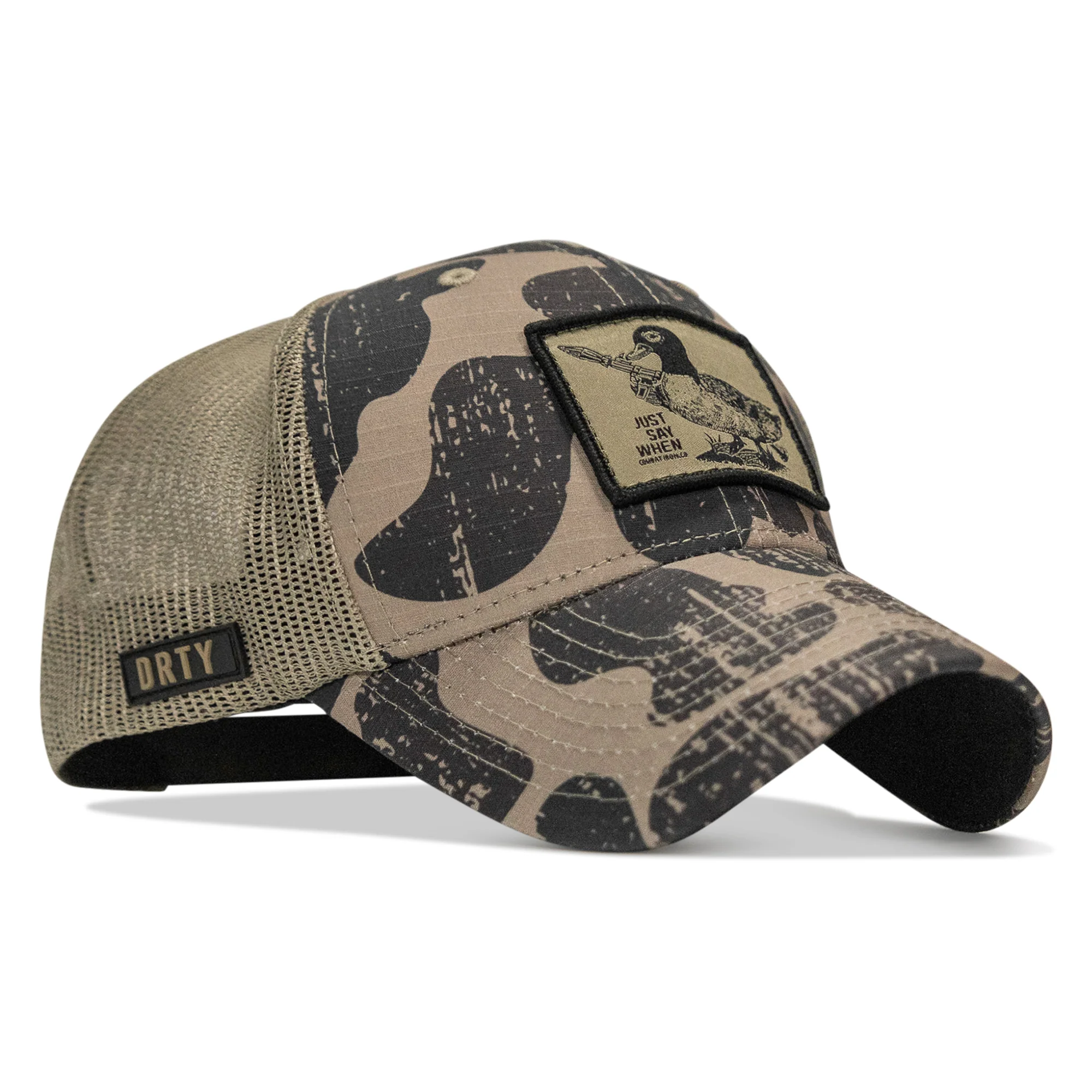 Just Say When Patch Original Ripstop Snapback Hat - Image 33