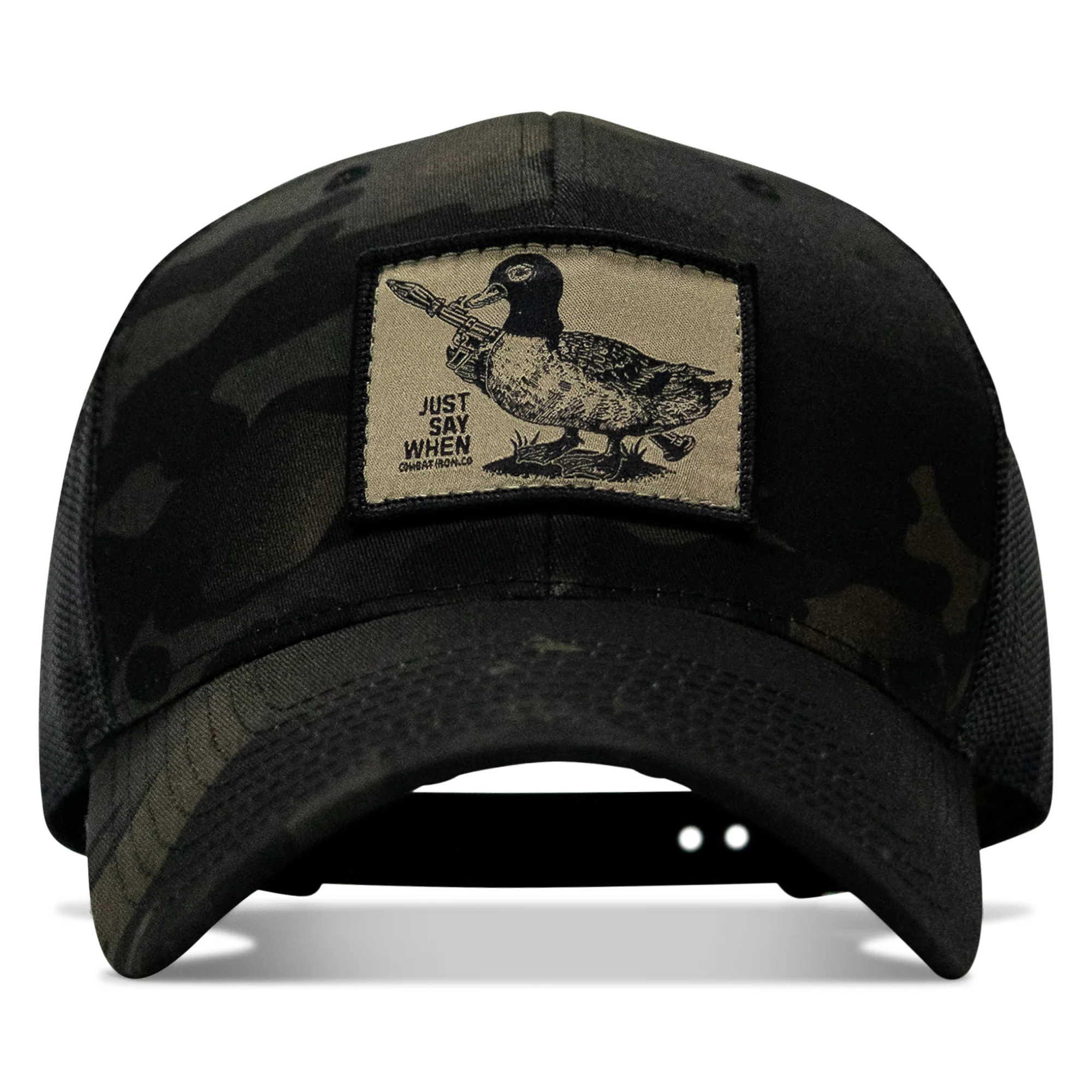 Just Say When Patch Snapback Hat