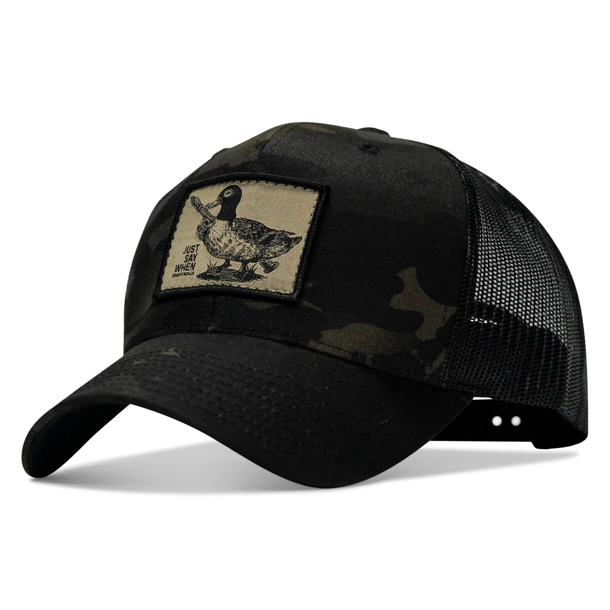 Just Say When Patch Snapback Hat - Image 2