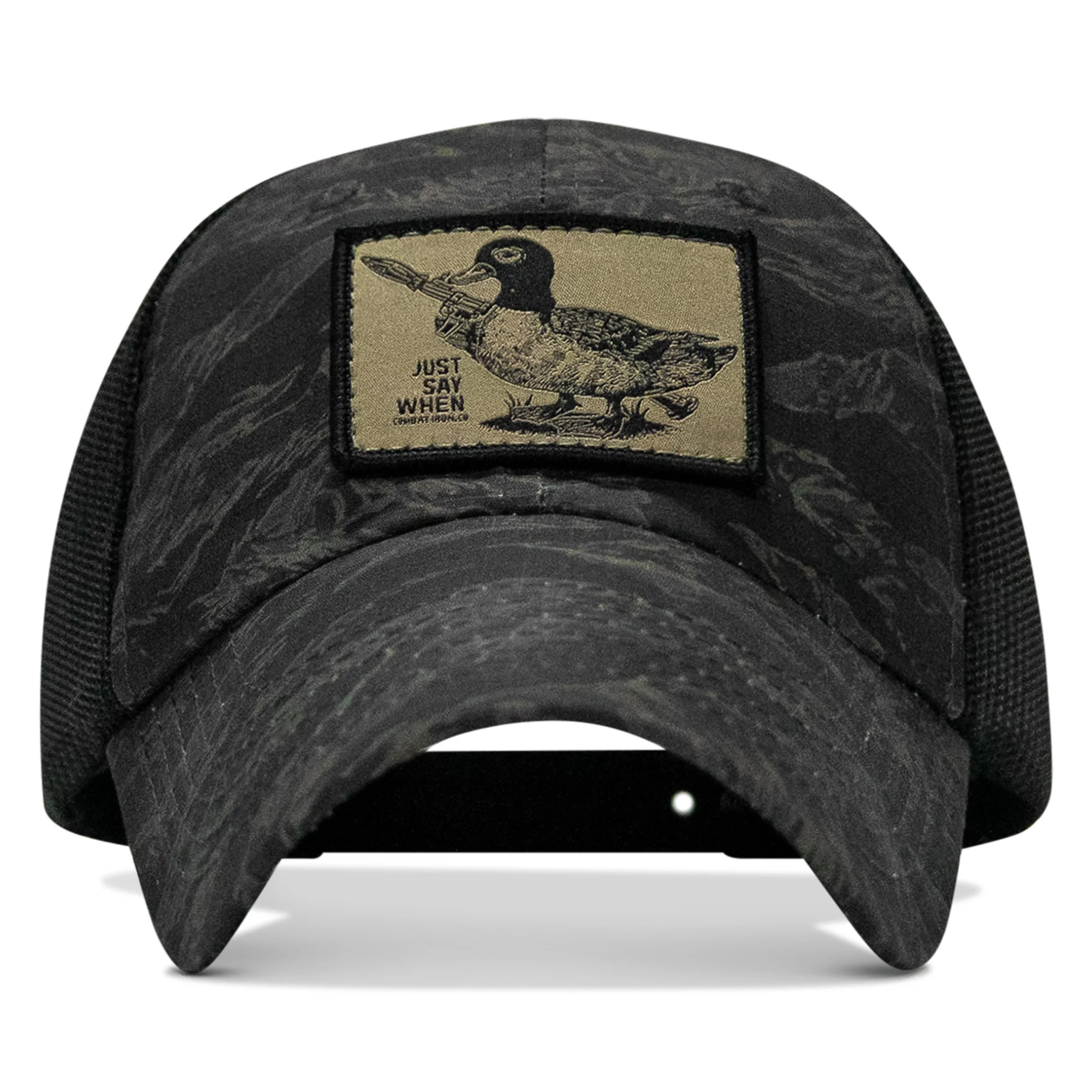 Just Say When Patch. Tactical Ripstop Mesh Snapback Hat