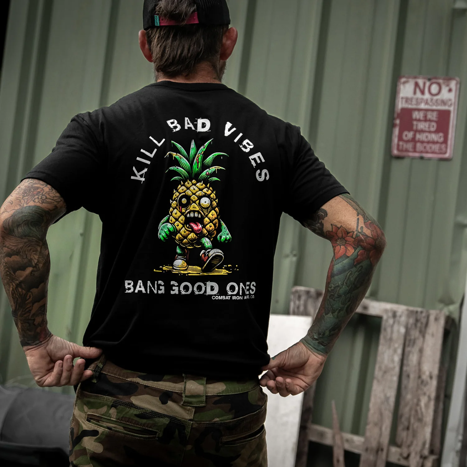 Kill Bad Vibes Men's T-Shirt - Image 8