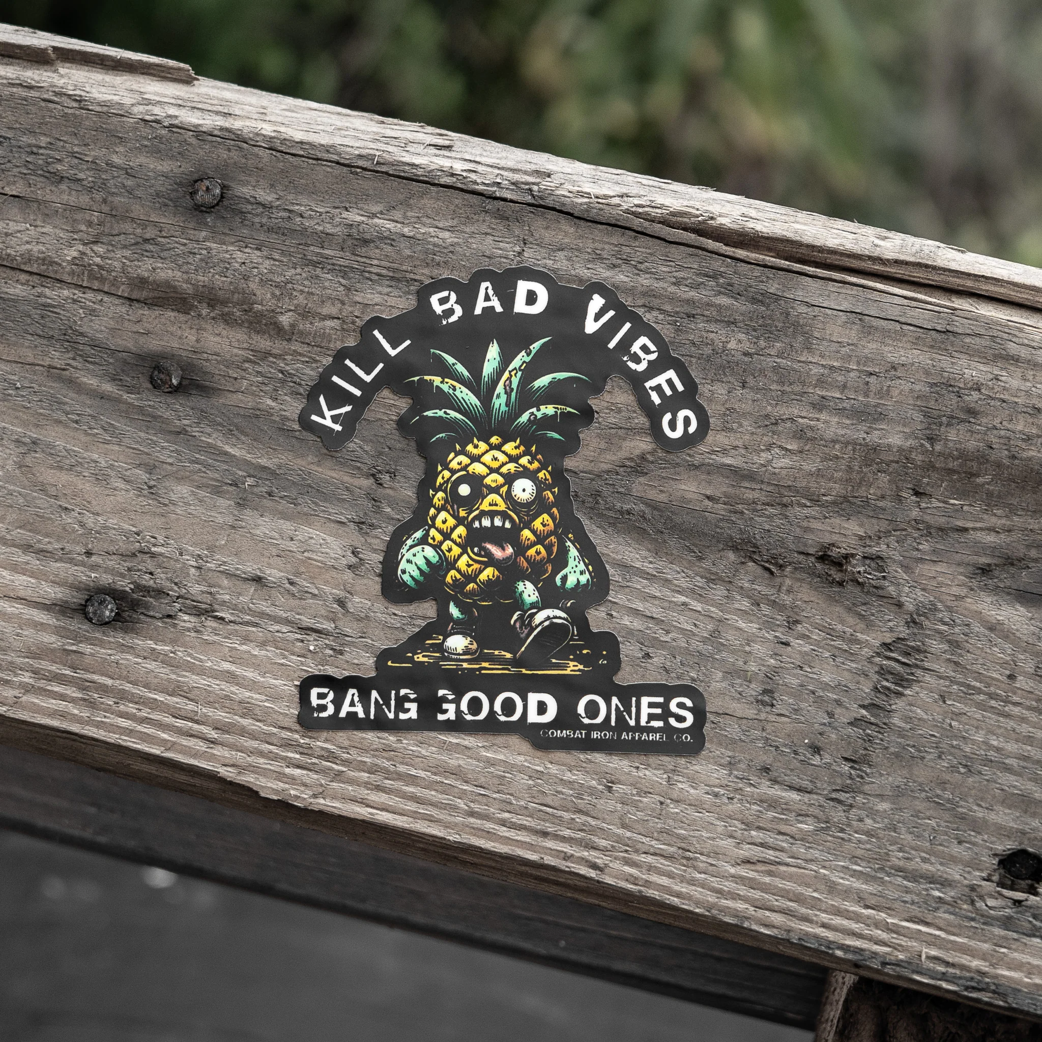 Kill Bad Vibes Pineapple Decal - Image 5