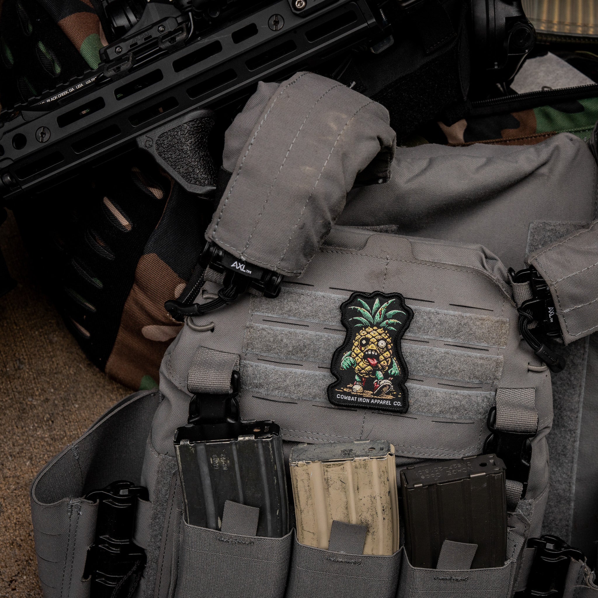 Kill Bad Vibes Pineapple Man Velcro Patch - Image 4