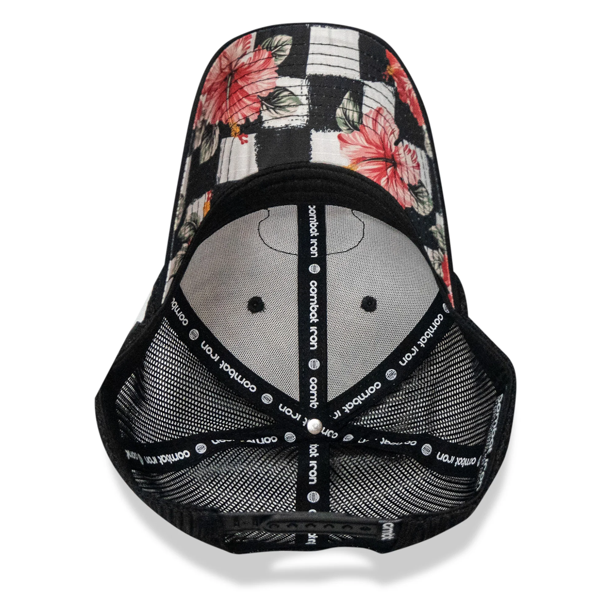 Kill Bad Vibes Skull Patch Original Ripstop Snapback Hat - Image 9