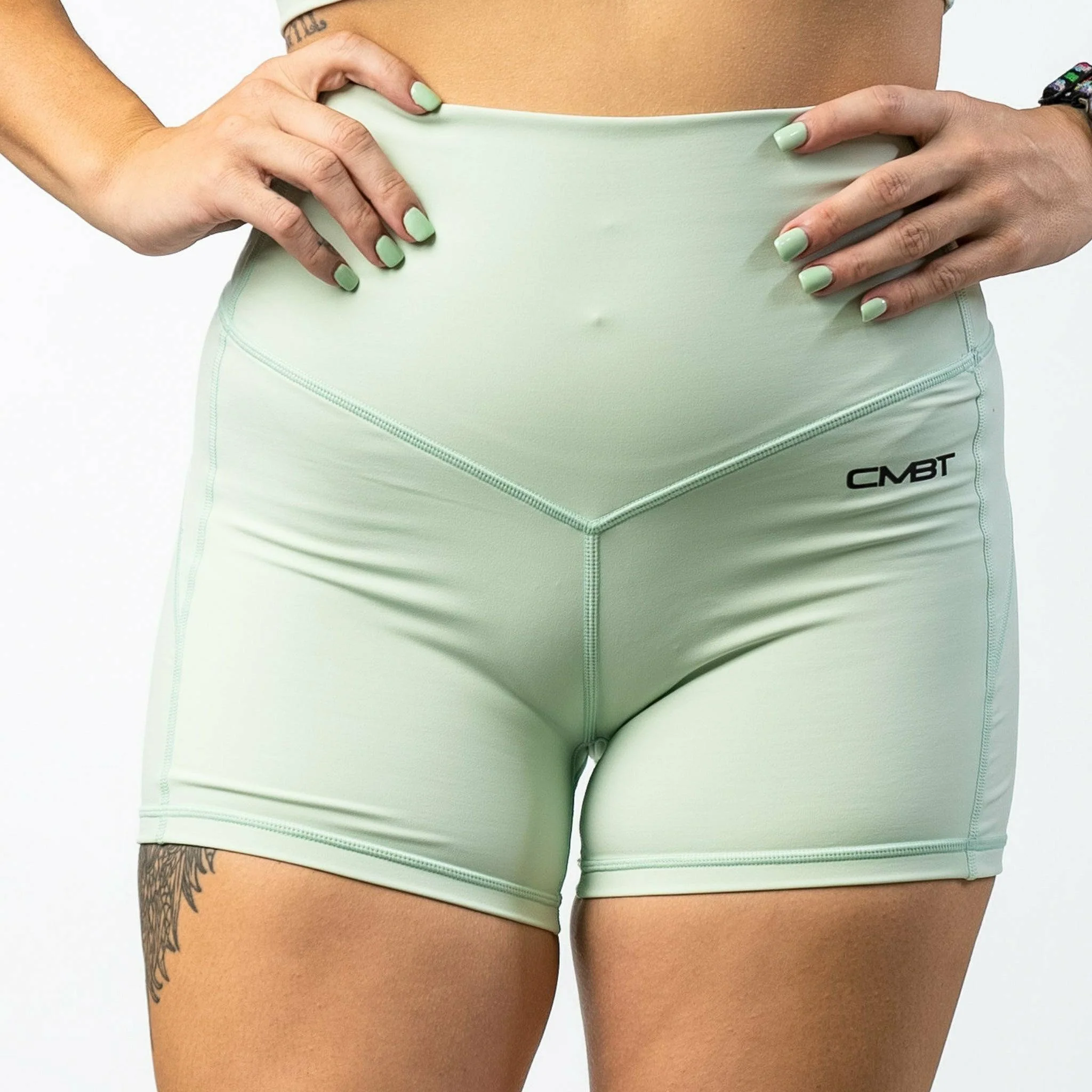 LADIES LUXE HIGH WAISTED SHORTS - Image 15
