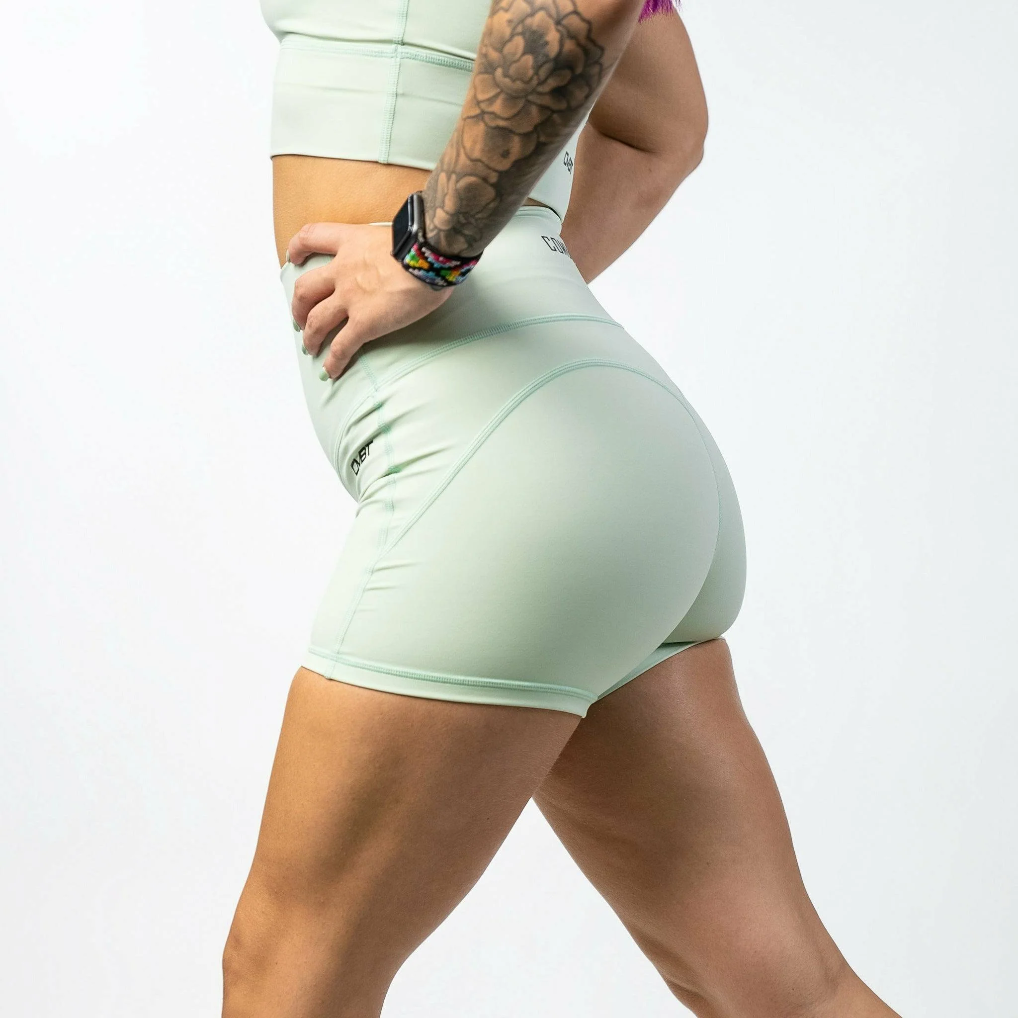 LADIES LUXE HIGH WAISTED SHORTS - Image 21