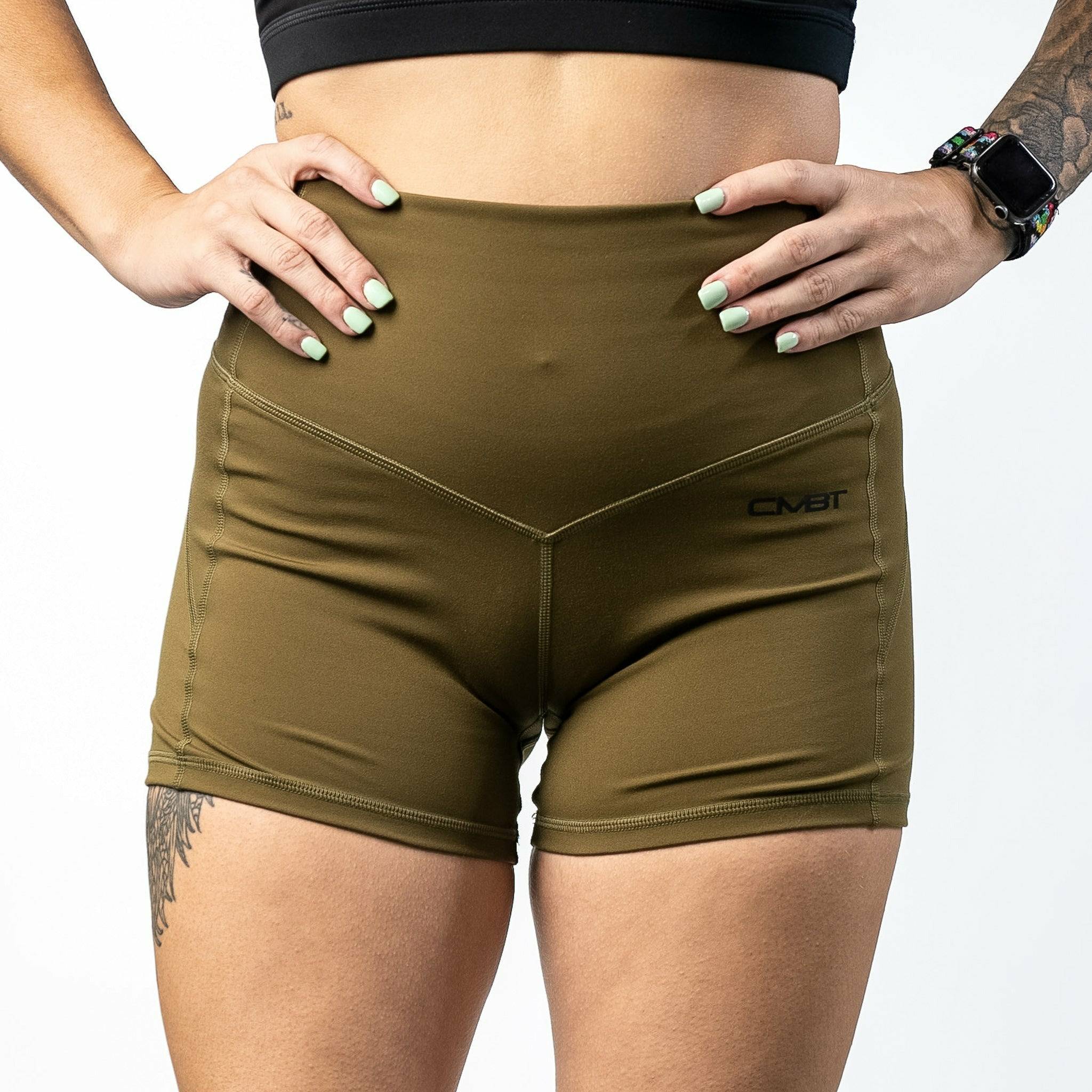 LADIES LUXE HIGH WAISTED SHORTS - Image 30