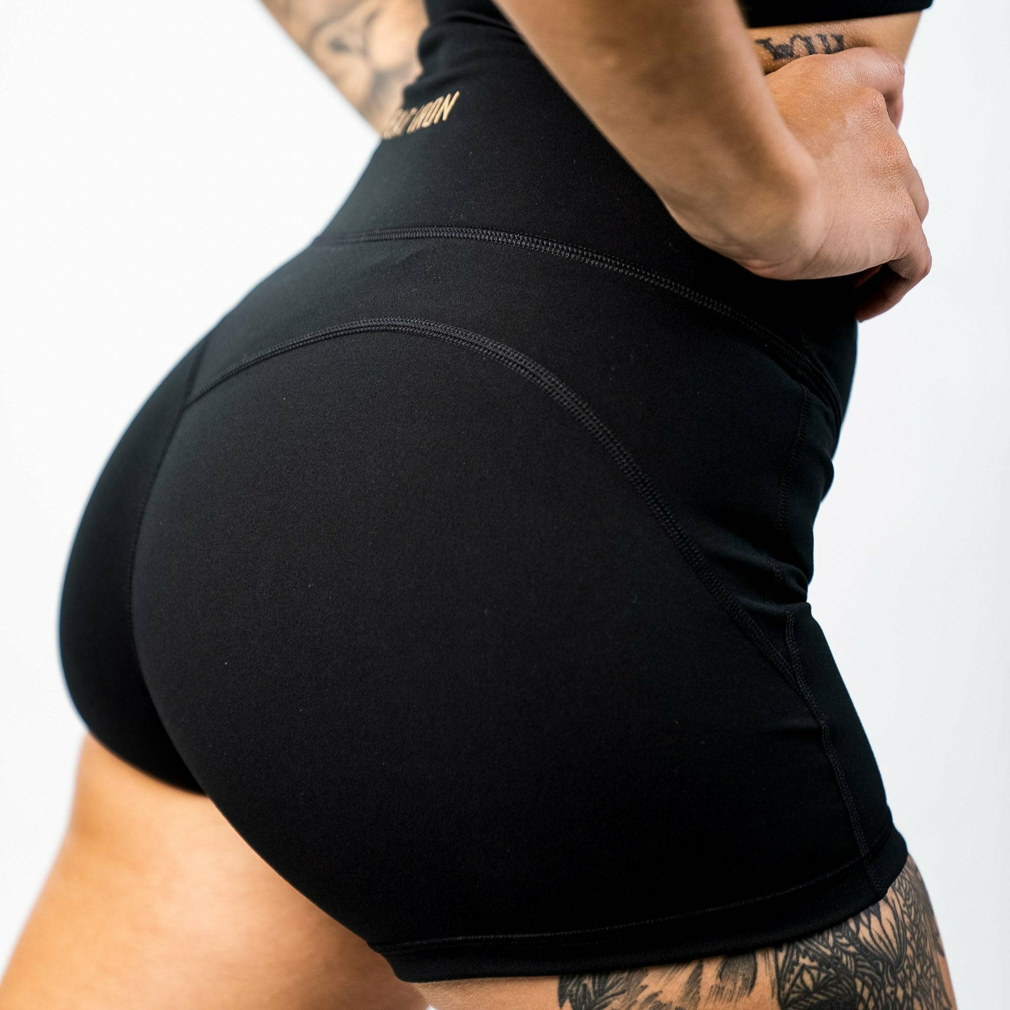LADIES LUXE HIGH WAISTED SHORTS - Image 4