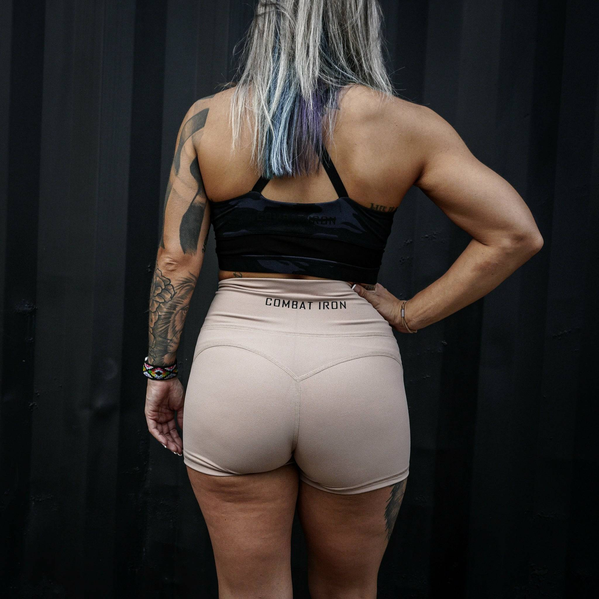 LADIES LUXE HIGH WAISTED SHORTS - Image 49