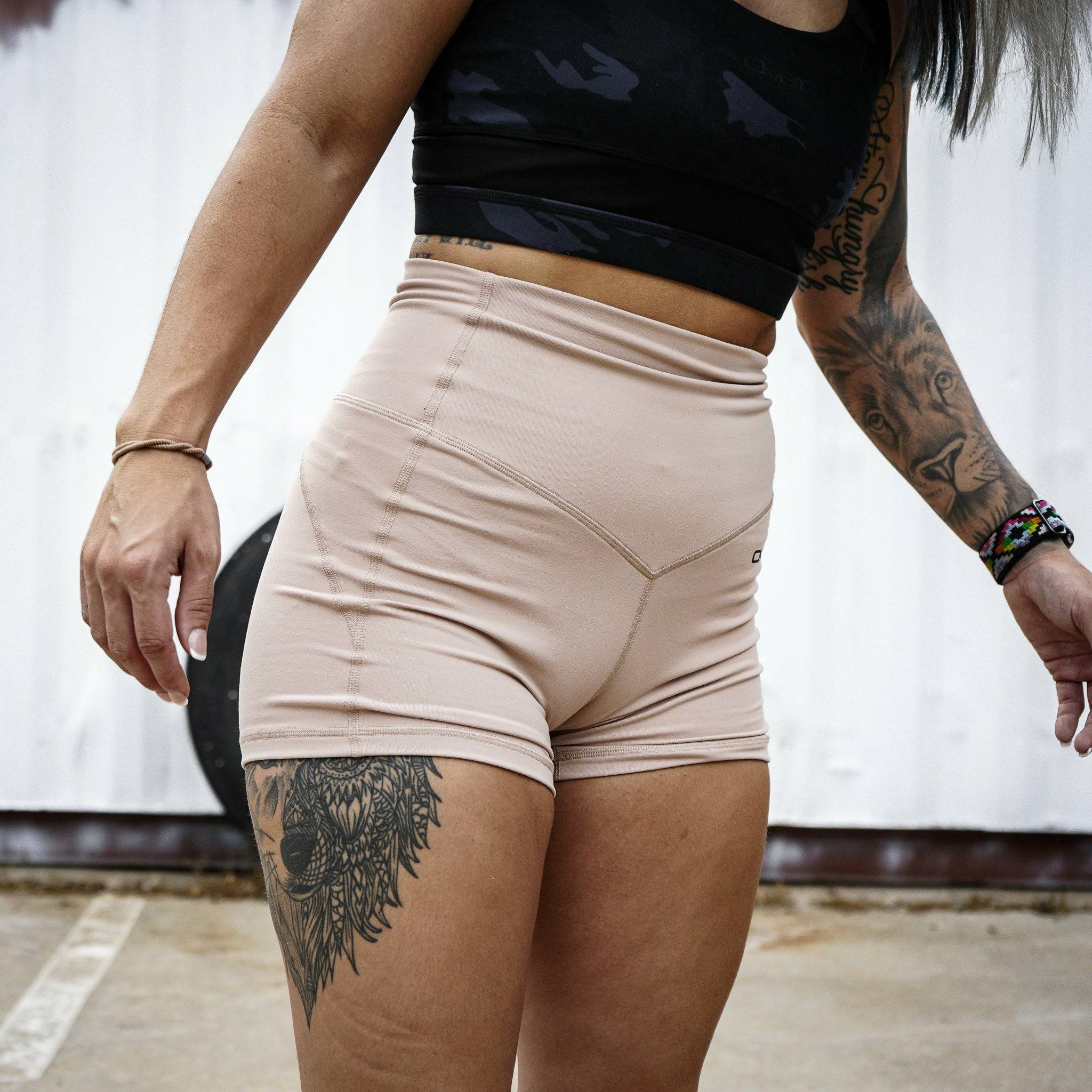 LADIES LUXE HIGH WAISTED SHORTS - Image 62
