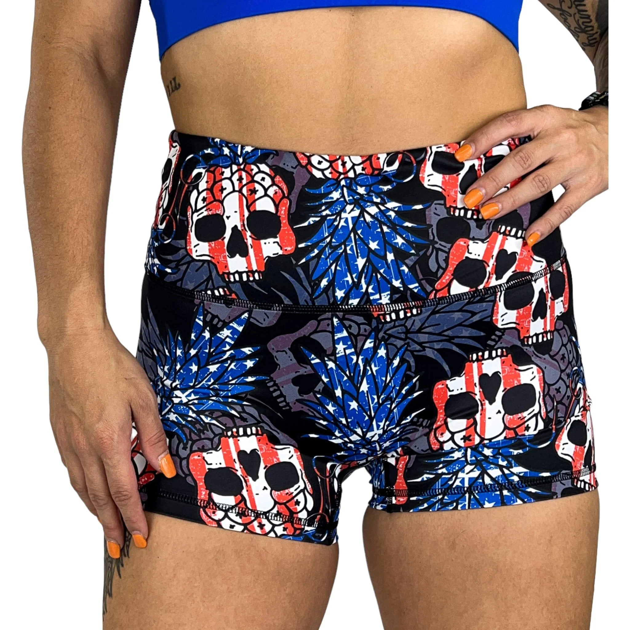 Ladies V3 Seamless Front Training Shorts - Image 12