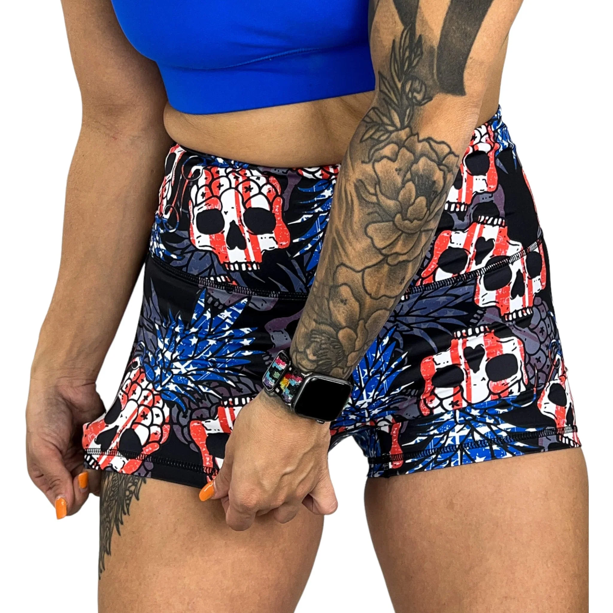 Ladies V3 Seamless Front Training Shorts - Image 13