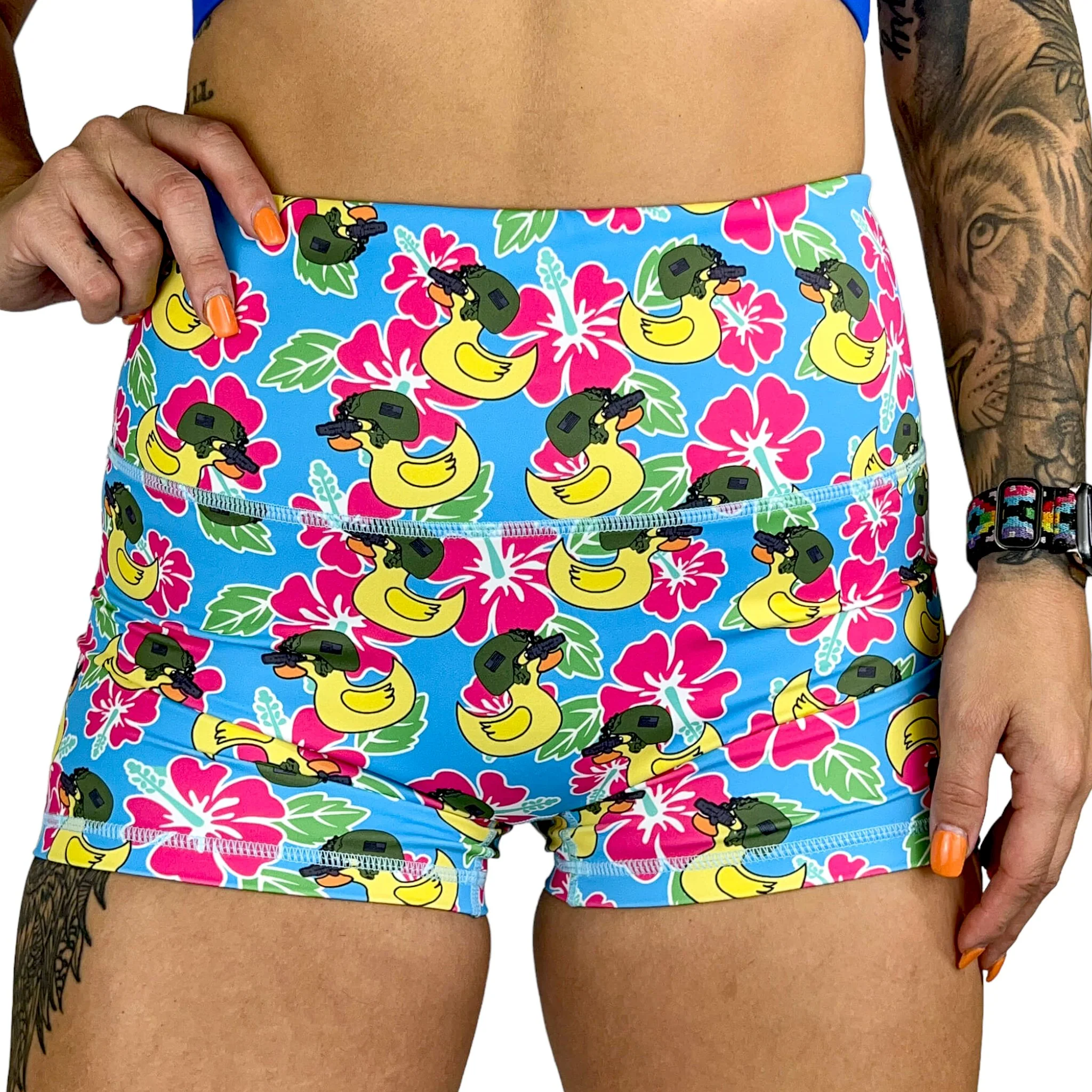 Ladies V3 Seamless Front Training Shorts - Image 17