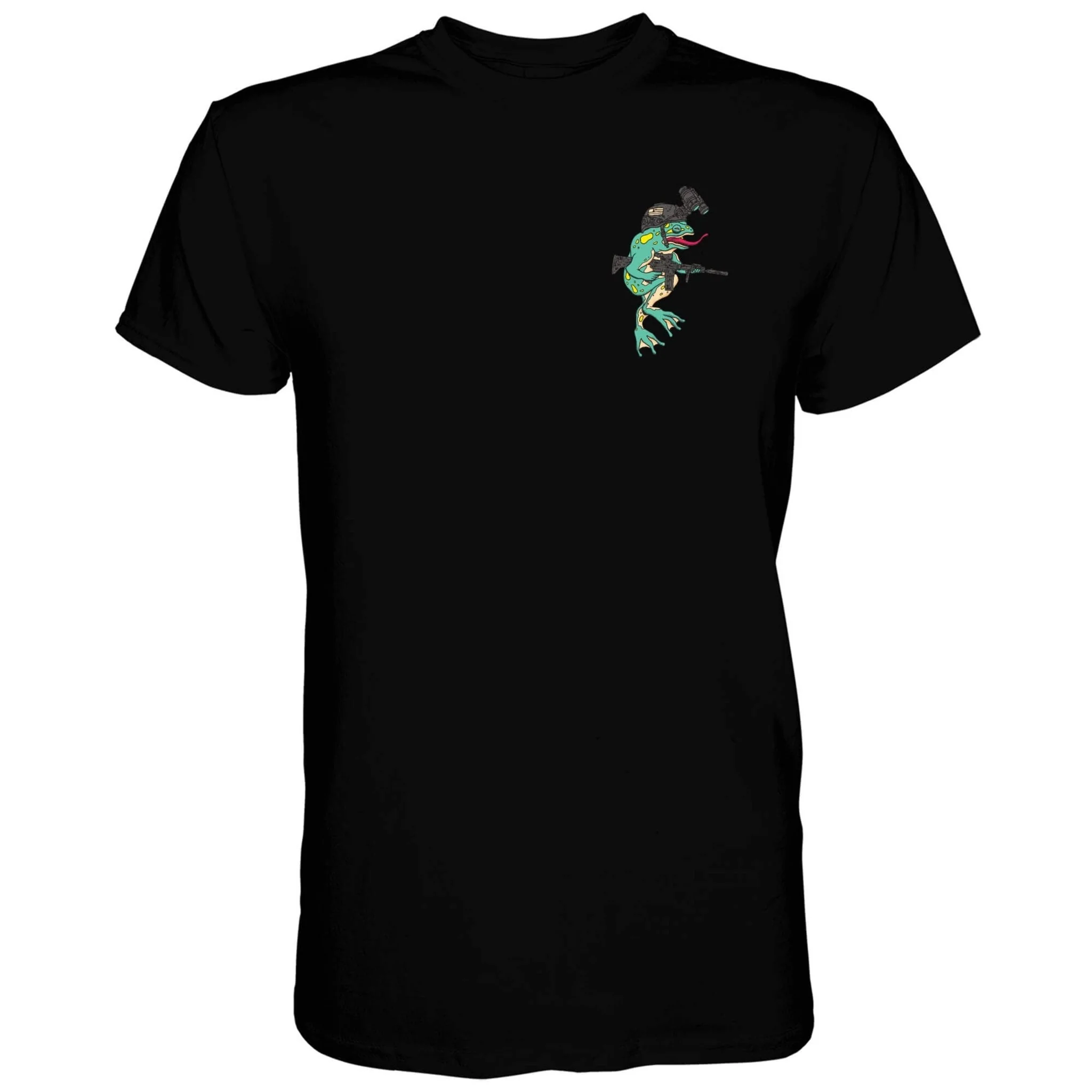 Let's Get Froggy Operator Style Men's T-Shirt - Image 2