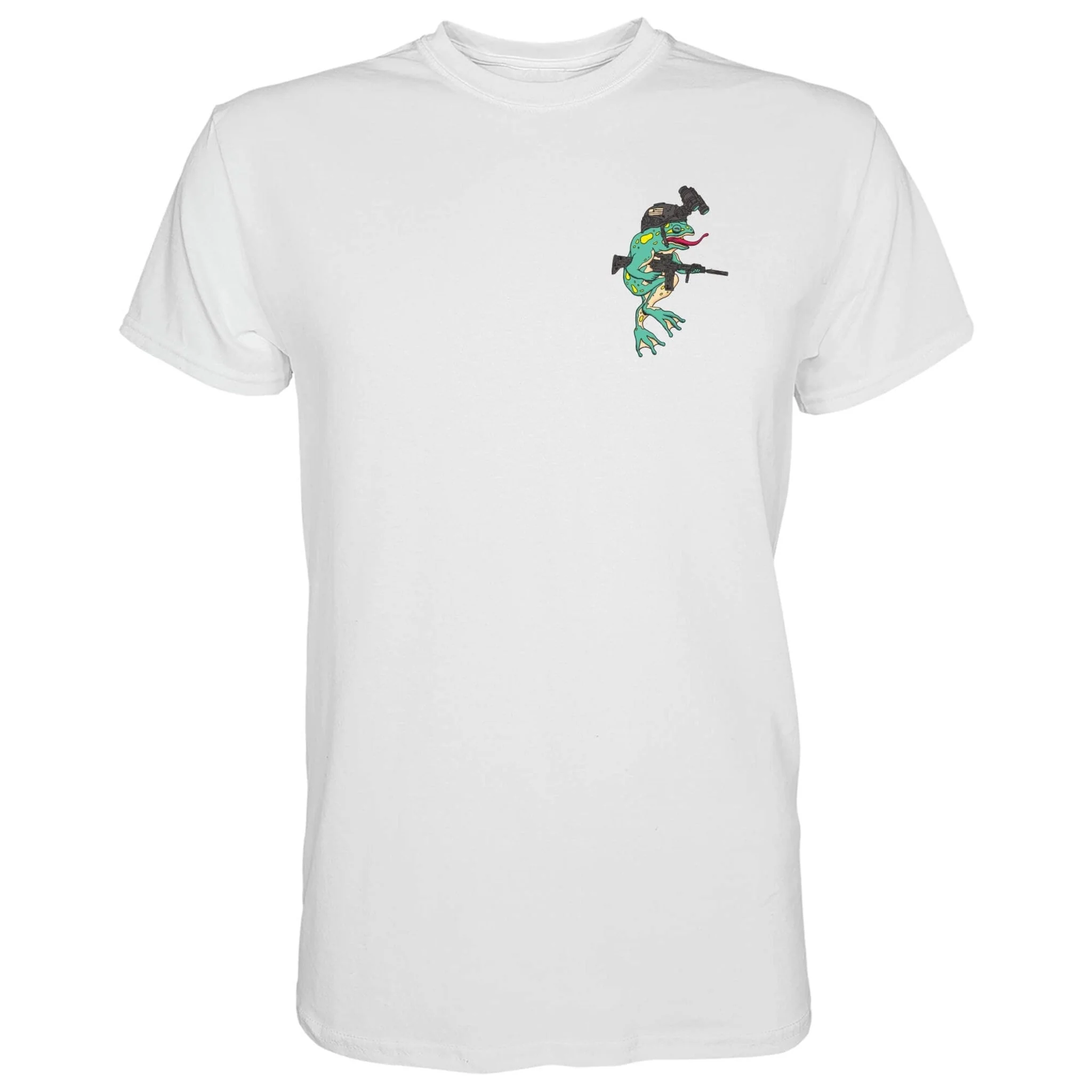 Let's Get Froggy Operator Style Men's T-Shirt - Image 7