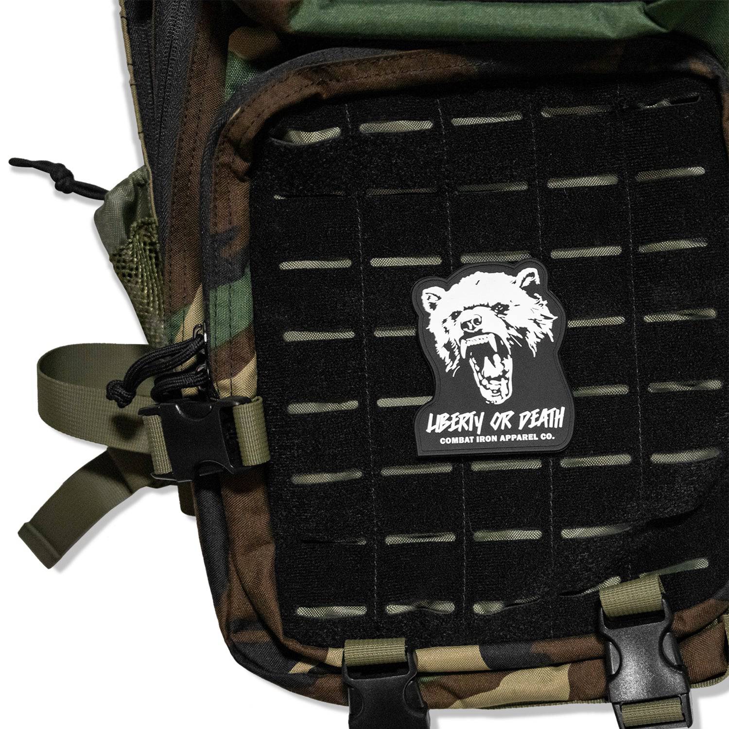 Liberty Or Death Fight Like Hell PVC Patch - Image 2