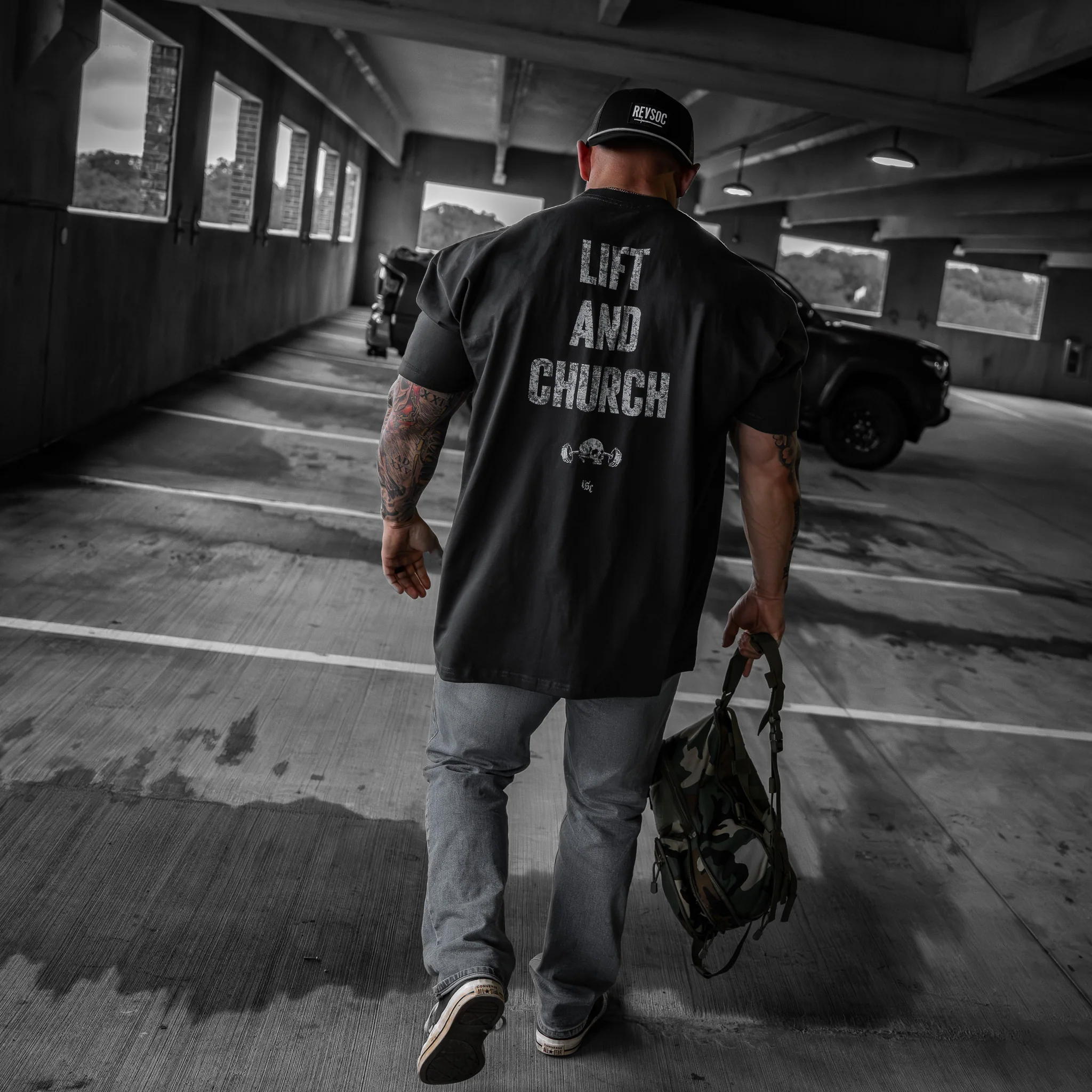 Lift And Church Men's T-Shirt - Image 3