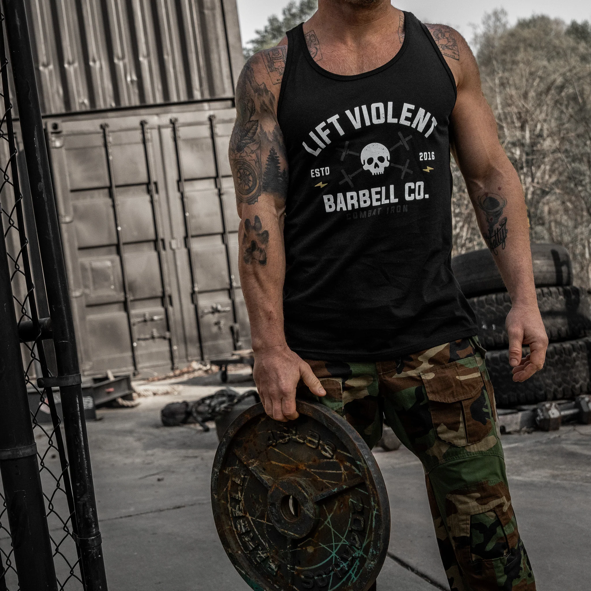 Lift Violent Barbell Co. Men's Tank - Image 2