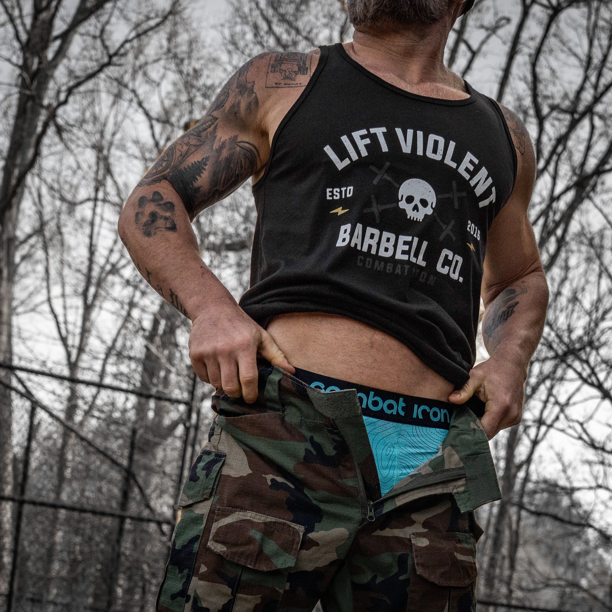 Lift Violent Barbell Co. Men's Tank - Image 5