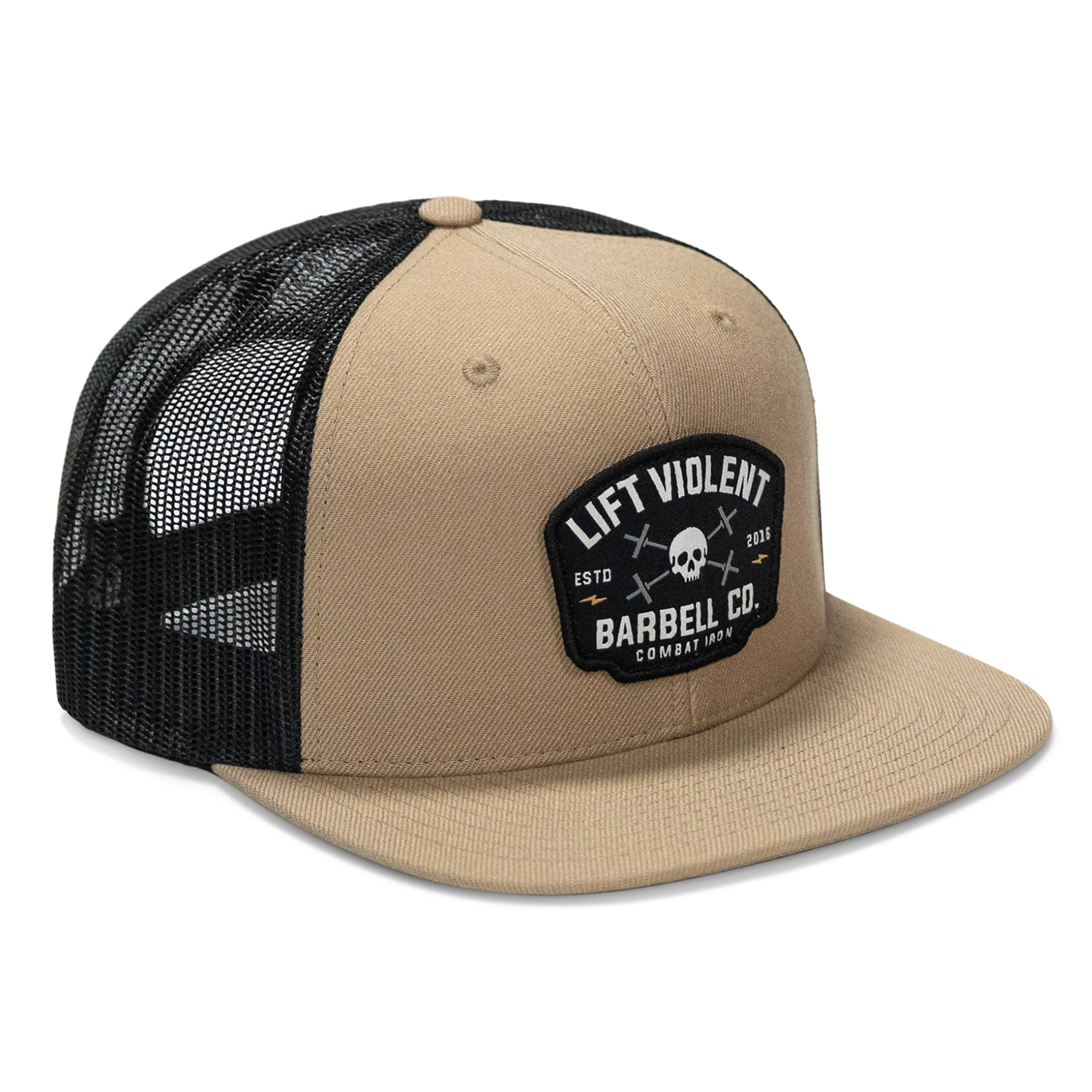 Lift Violent Barbell Co Patch Flatbill Snapback Hat - Image 8