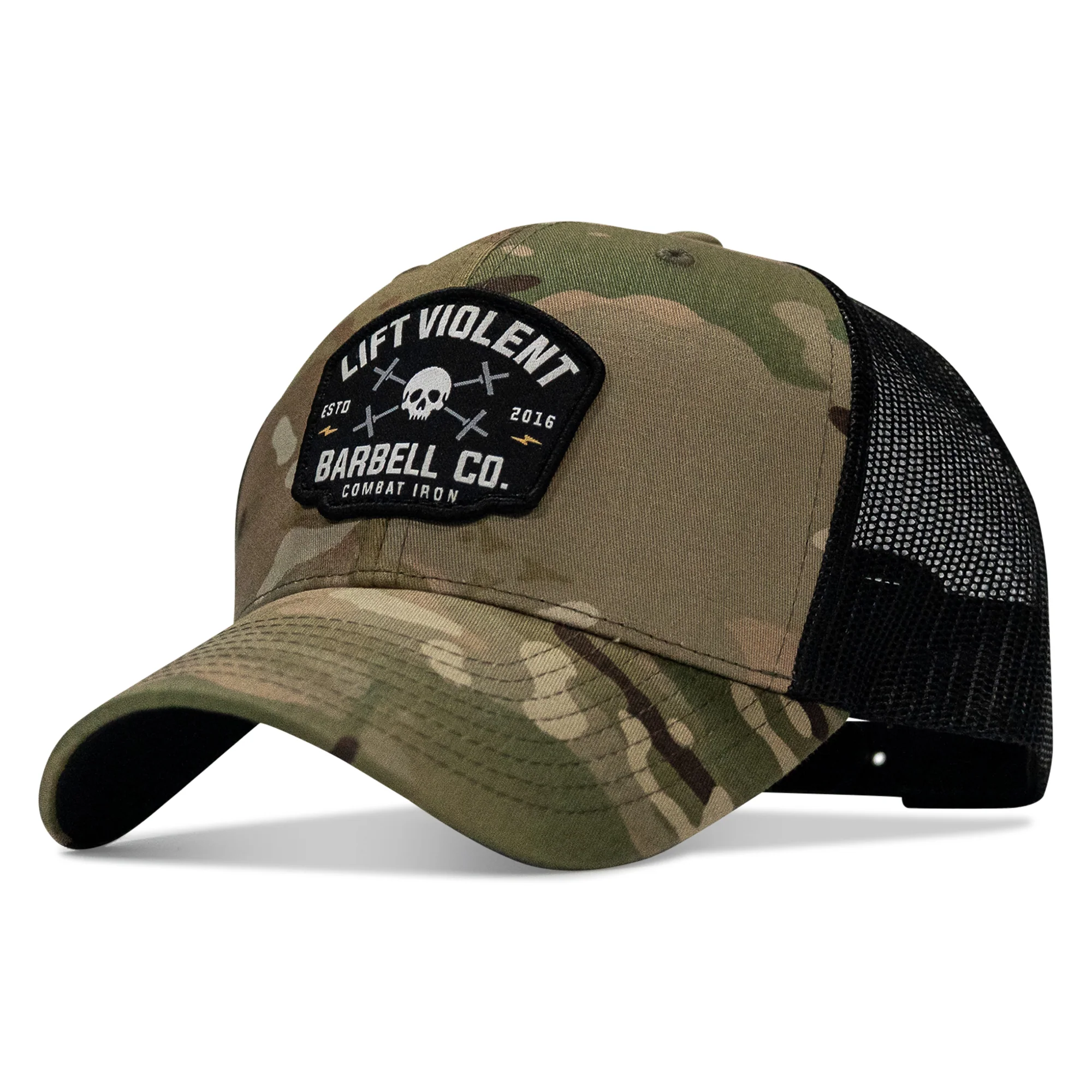 Lift Violent Barbell Co Patch Snapback Hat - Image 12