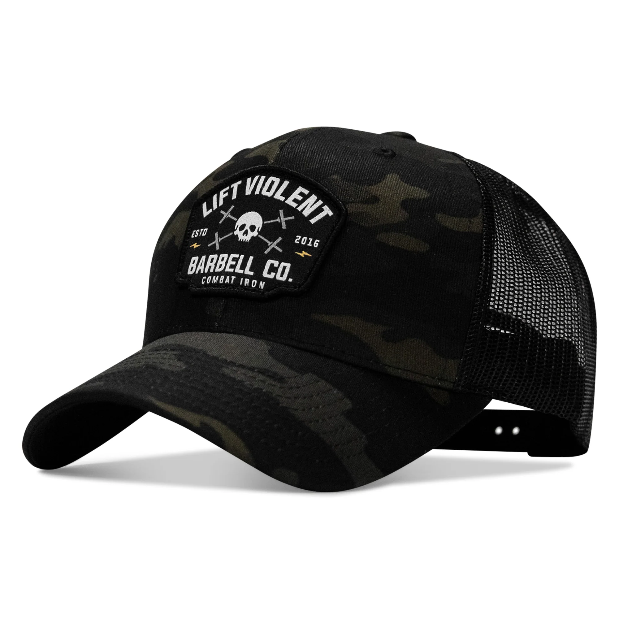 Lift Violent Barbell Co Patch Snapback Hat - Image 2
