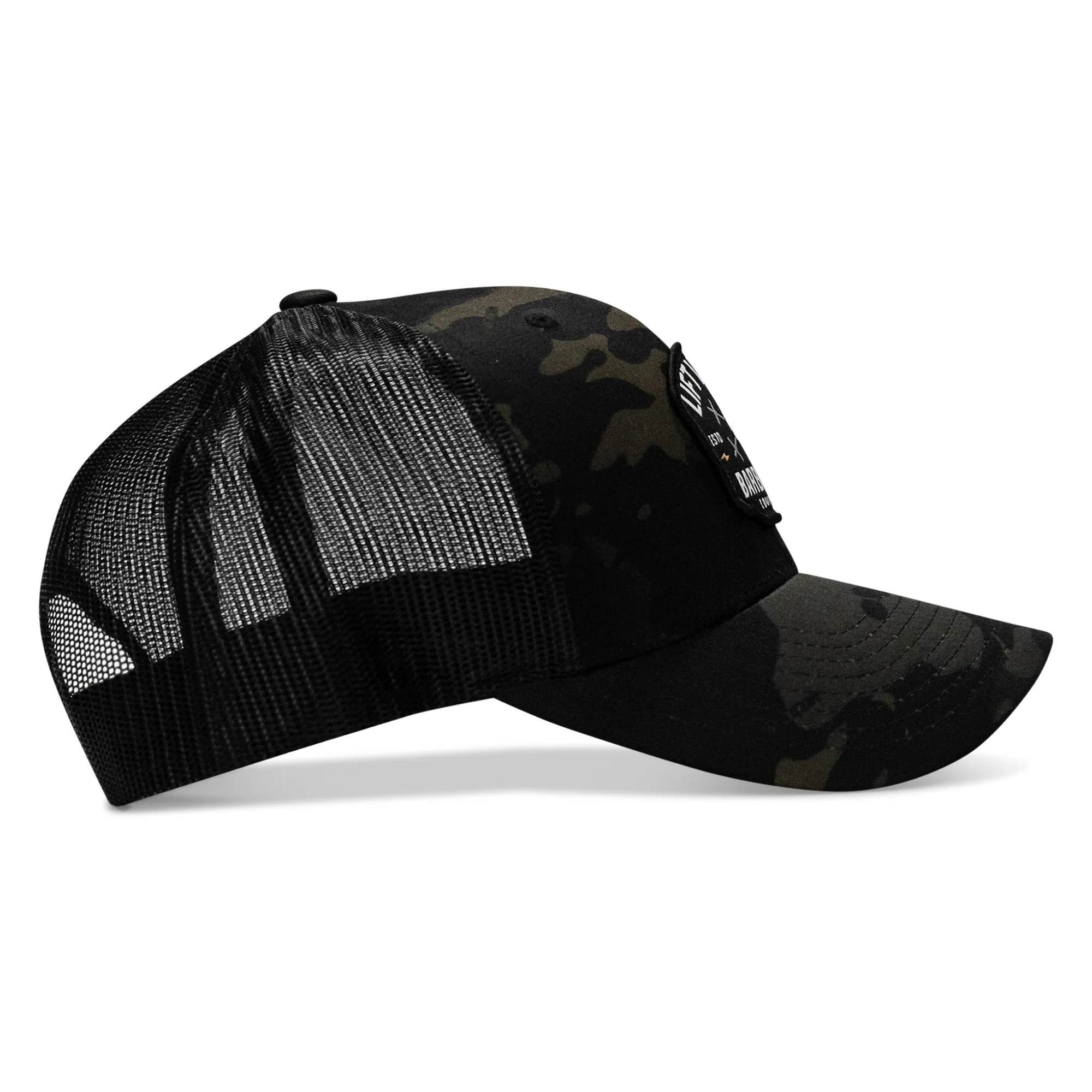 Lift Violent Barbell Co Patch Snapback Hat - Image 5