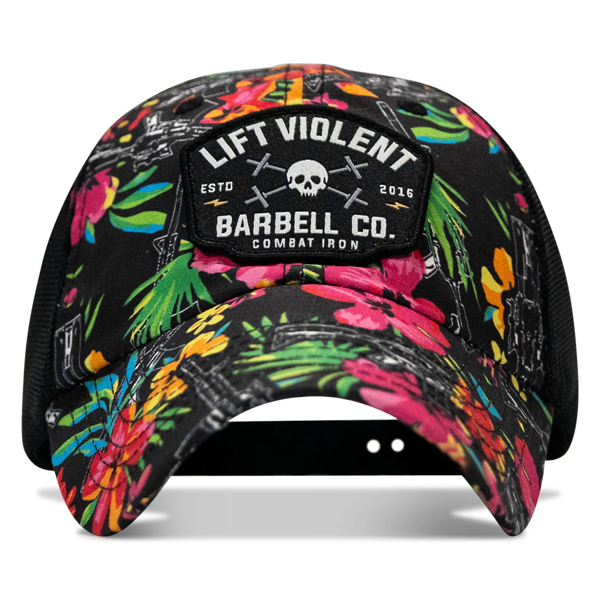 Lift Violent Barbell Co Patch. Tactical Ripstop Mesh Snapback Hat