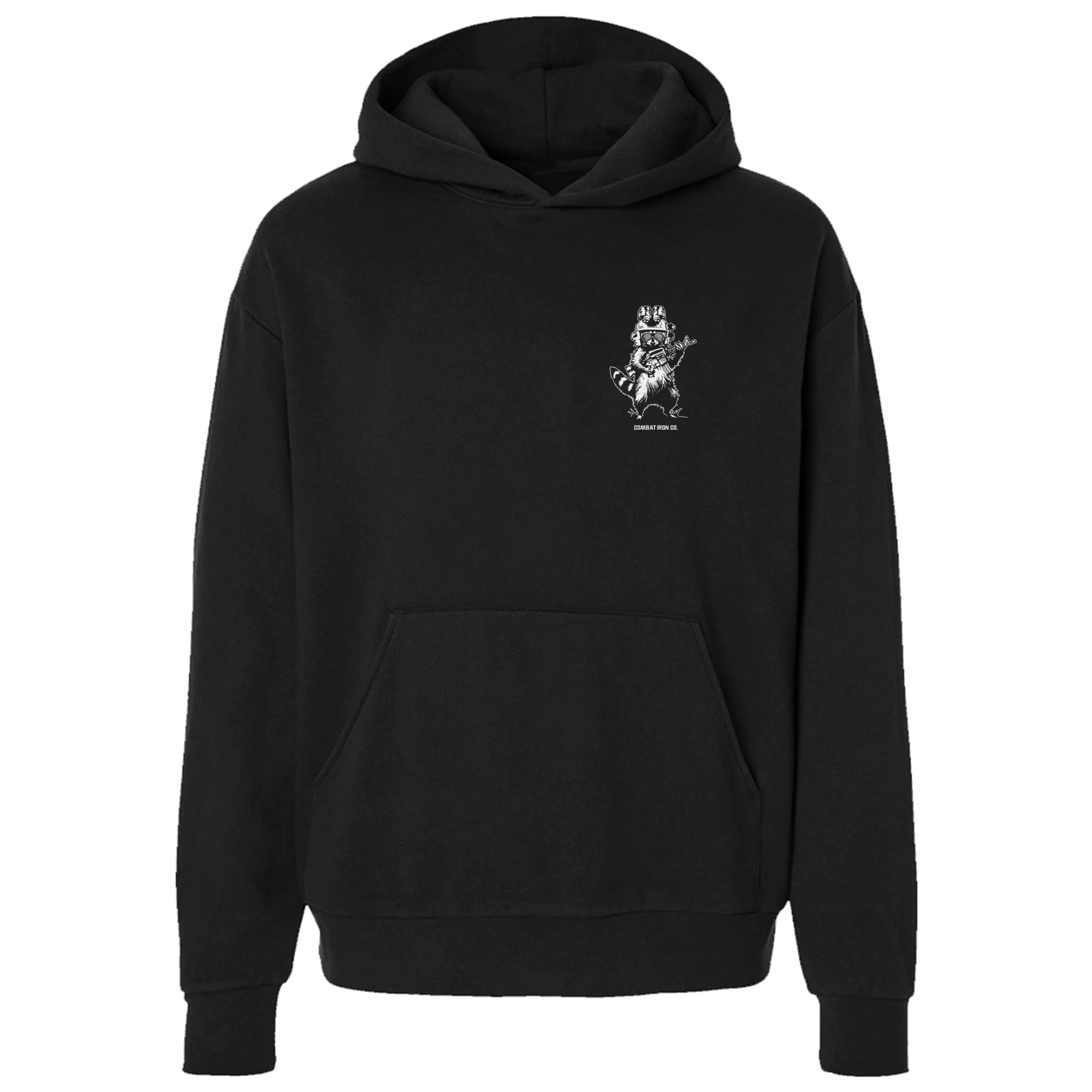Lil Feral Raccoon Men's Hoodie - Image 2