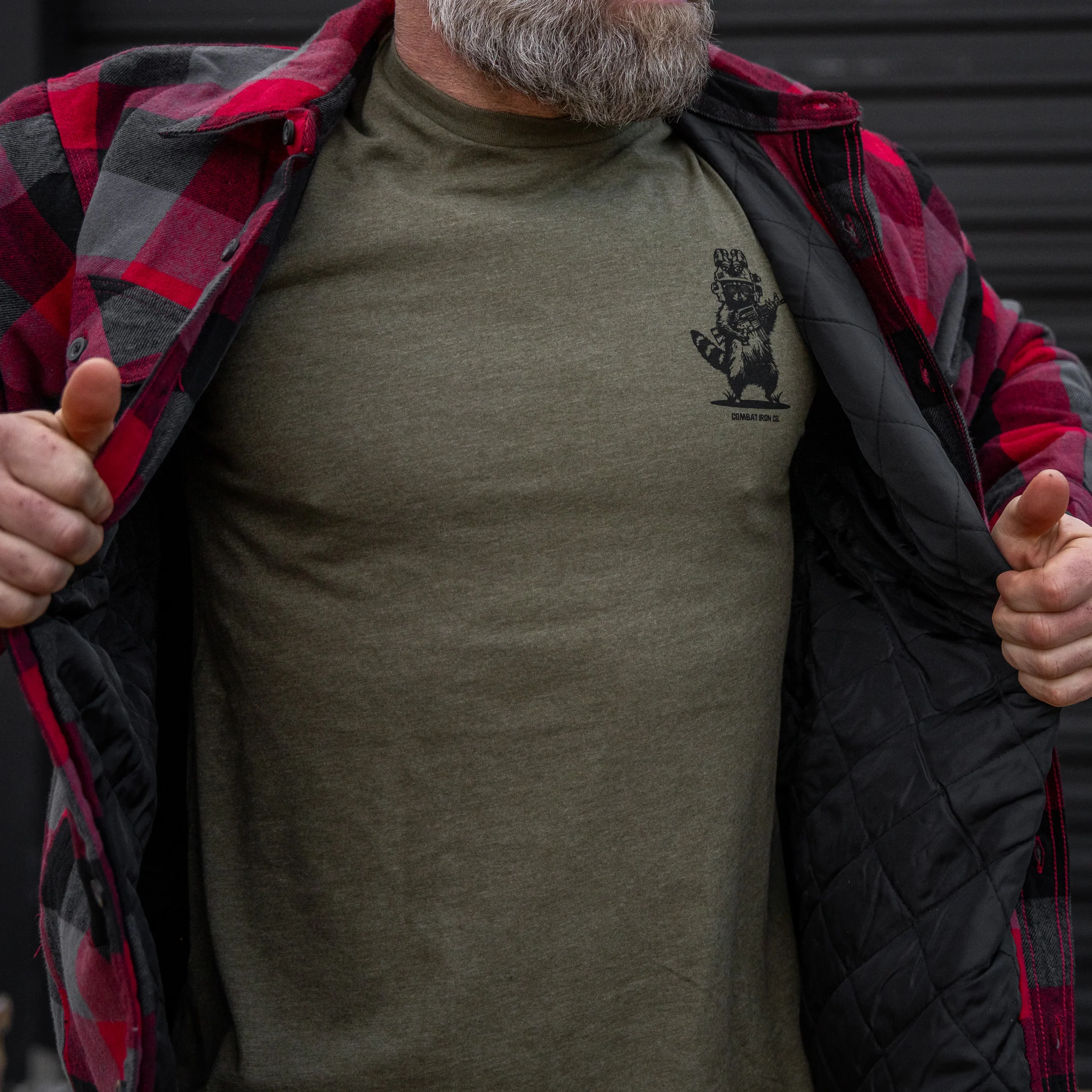 Lil Feral Raccoon Men's T-Shirt - Image 13