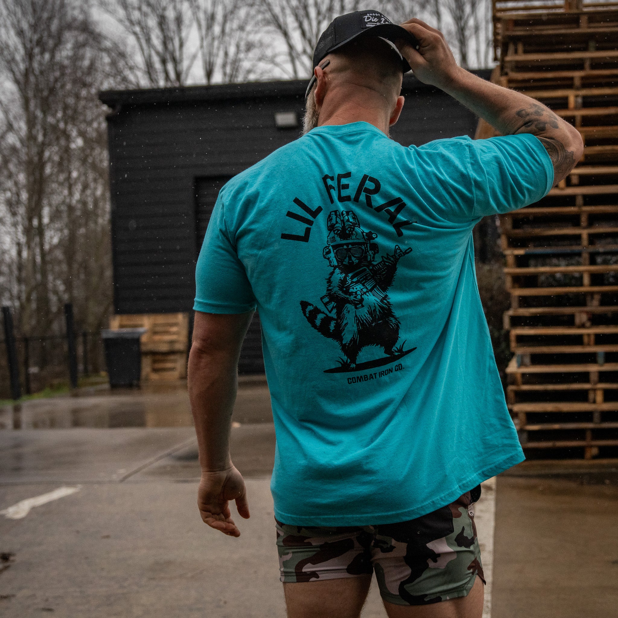 Lil Feral Raccoon Men's T-Shirt - Image 17