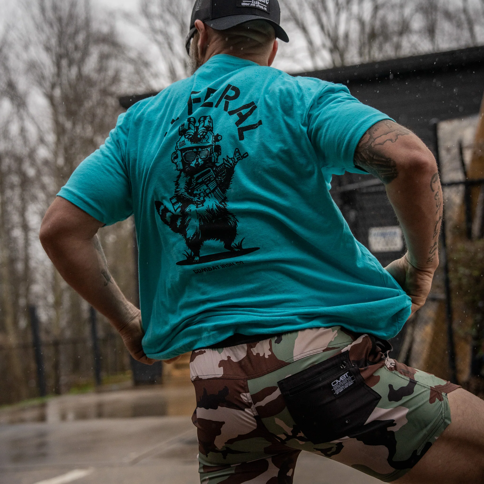 Lil Feral Raccoon Men's T-Shirt - Image 18